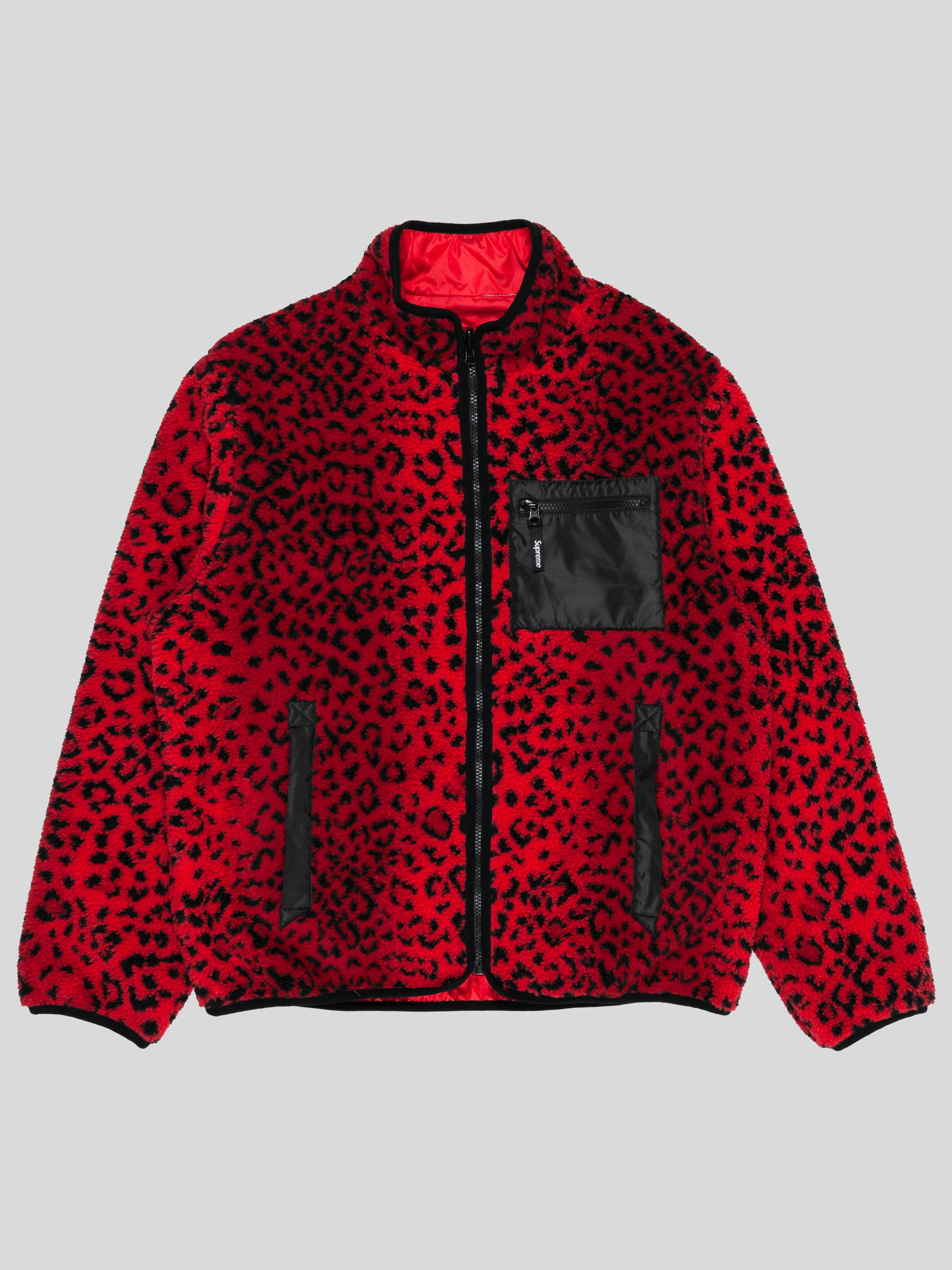Leopard Reversible Fleece Jacket