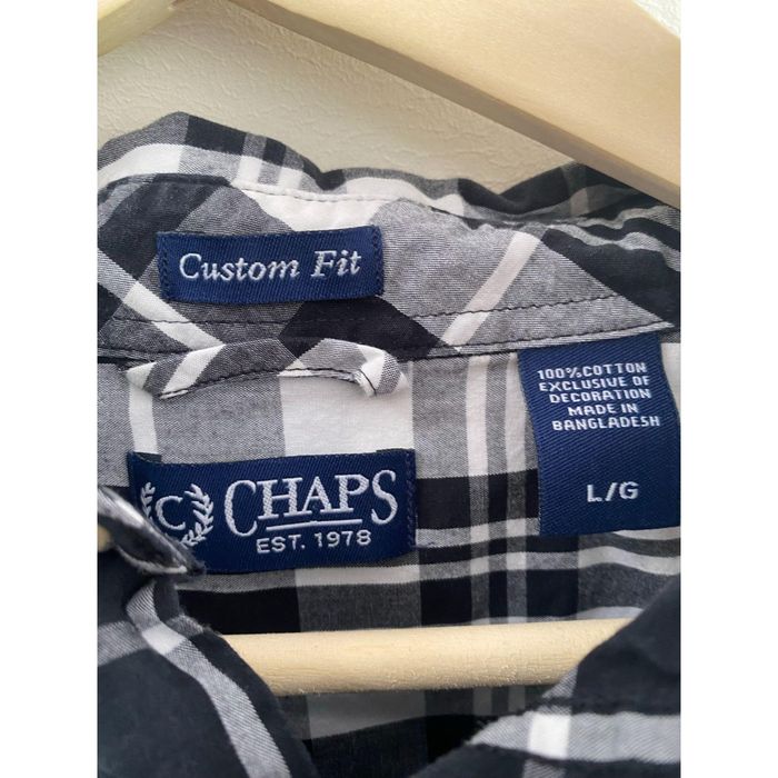 Ralph Lauren Custom Fit Check Chaps Ralph Lauren Button Up Shirt L Grailed