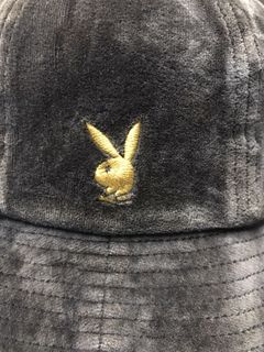 Vintage Playboy Louis Vuitton monogram parody corduroy bucket hat
