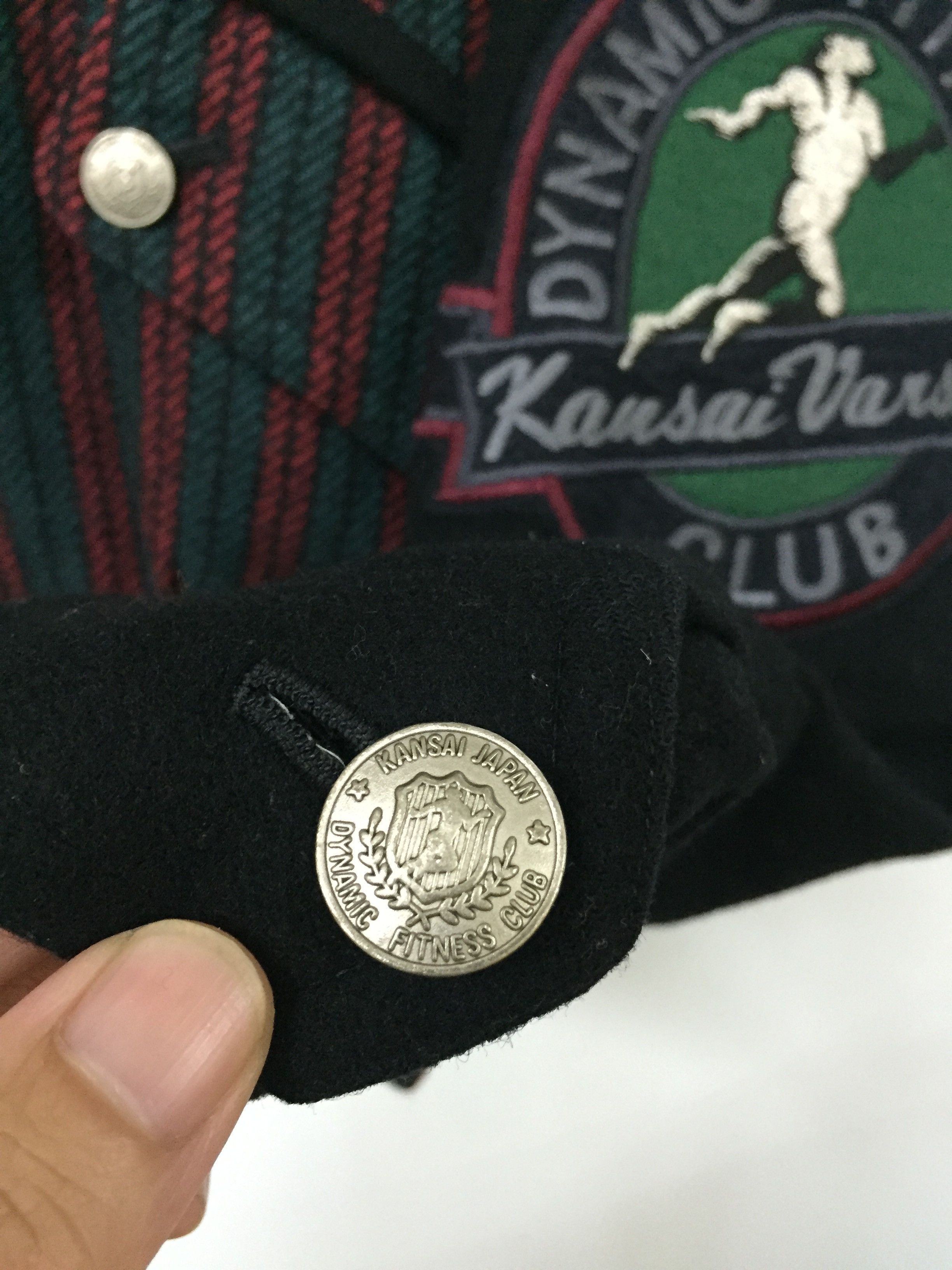 Kansai Yamamoto 70's KANSAI EYE Dynamic Fitness Club wool Varsity Jacket Size US S / EU 44-46 / 1 - 8 Thumbnail