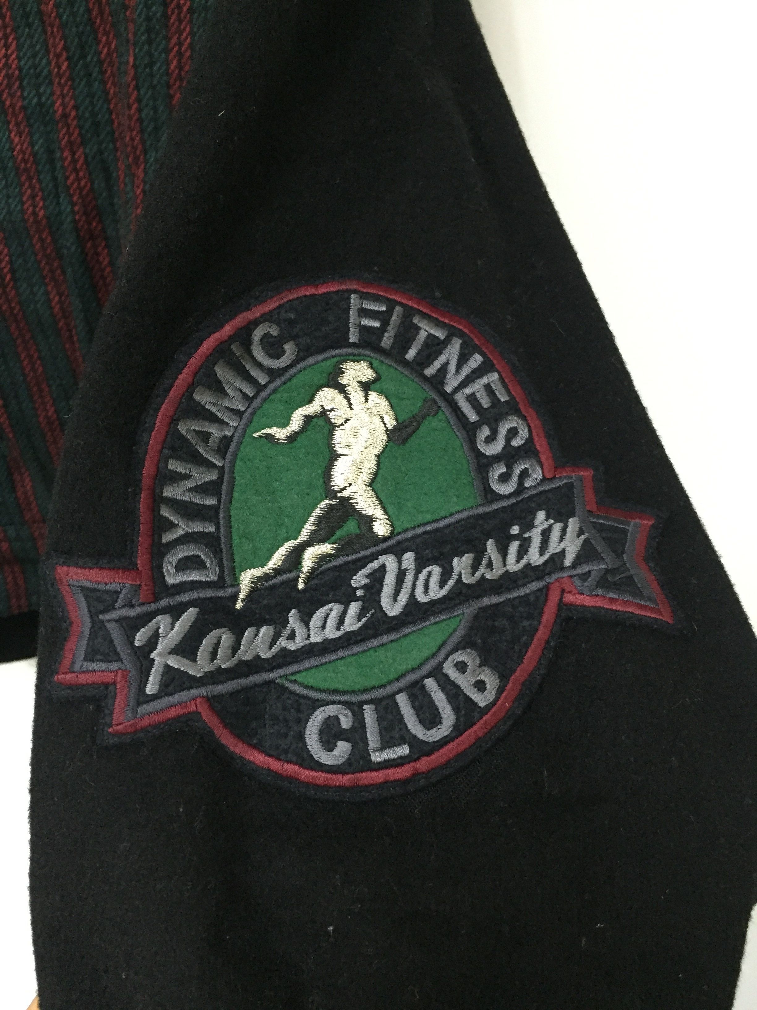 Kansai Yamamoto 70's KANSAI EYE Dynamic Fitness Club wool Varsity Jacket Size US S / EU 44-46 / 1 - 7 Thumbnail