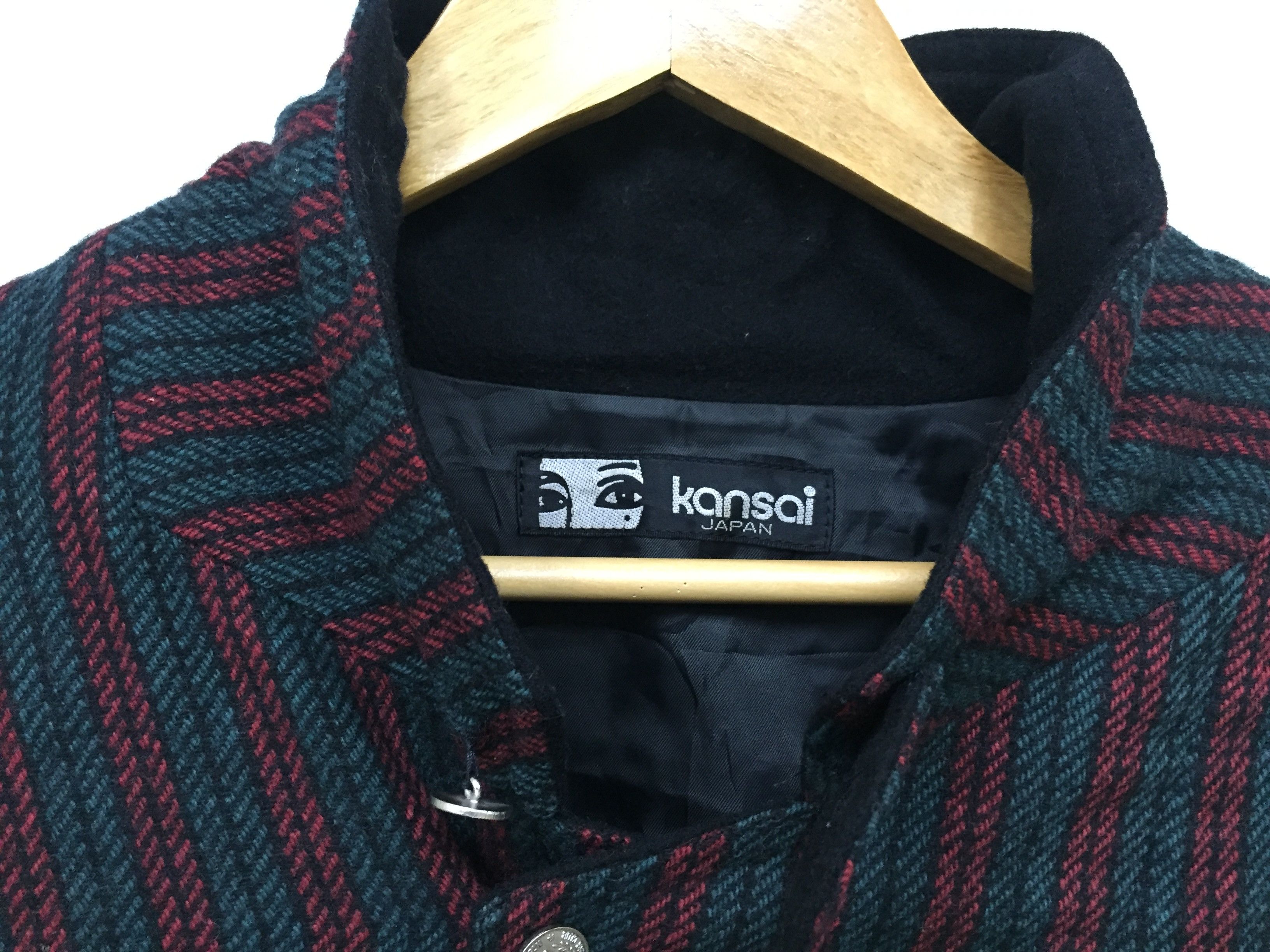 Kansai Yamamoto 70's KANSAI EYE Dynamic Fitness Club wool Varsity Jacket Size US S / EU 44-46 / 1 - 12 Thumbnail