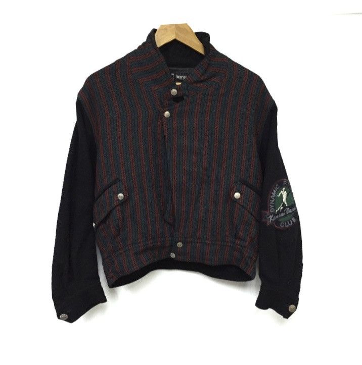 Kansai Yamamoto 70's KANSAI EYE Dynamic Fitness Club wool Varsity Jacket Size US S / EU 44-46 / 1 - 3 Thumbnail