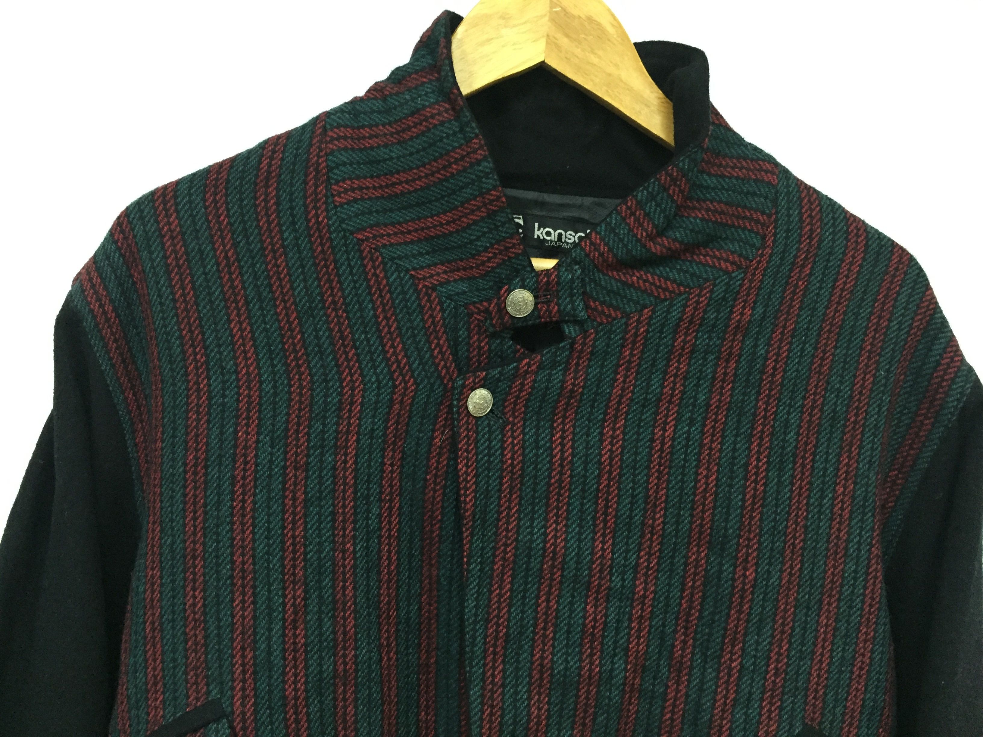 Kansai Yamamoto 70's KANSAI EYE Dynamic Fitness Club wool Varsity Jacket Size US S / EU 44-46 / 1 - 4 Thumbnail