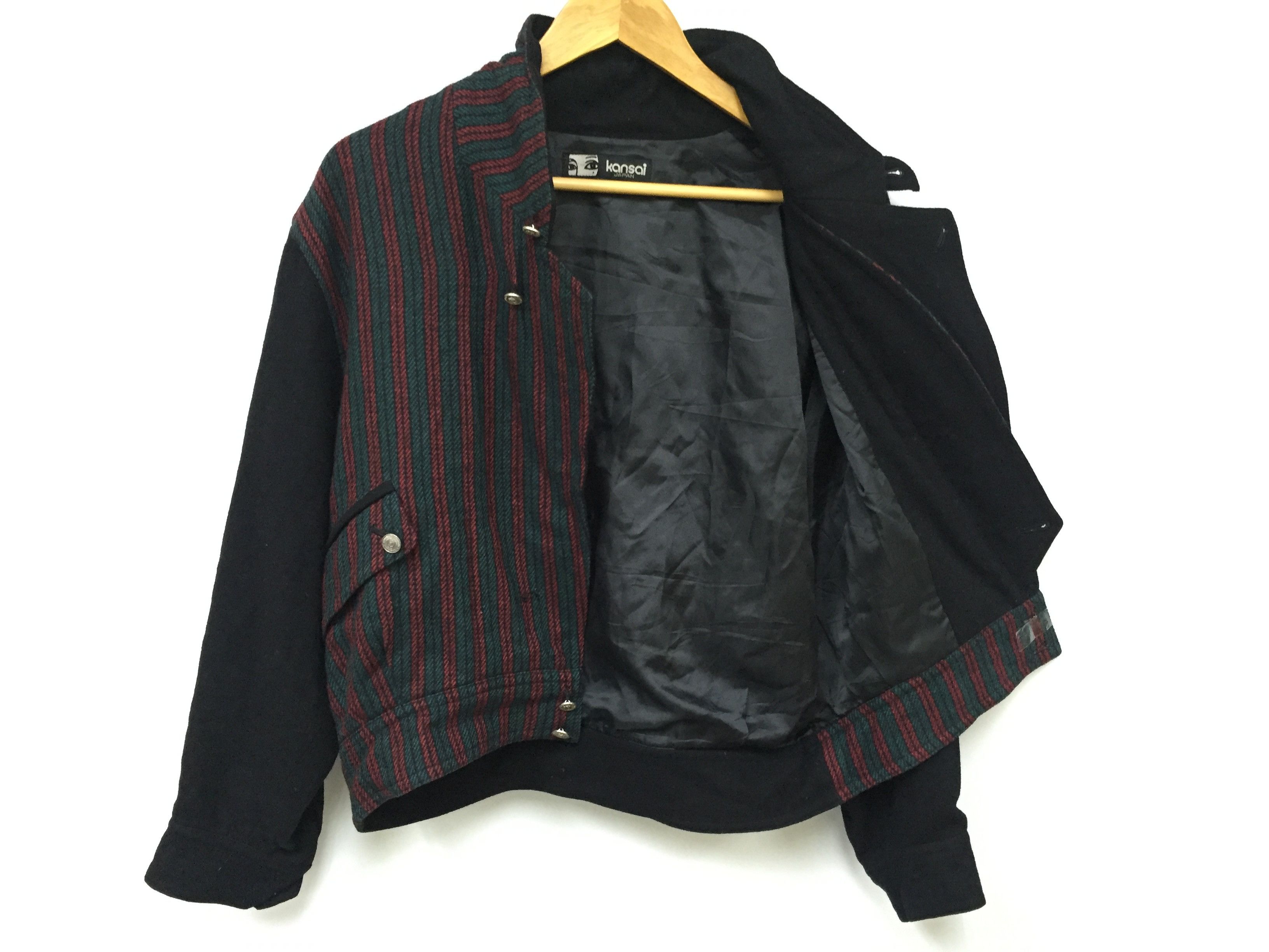Kansai Yamamoto 70's KANSAI EYE Dynamic Fitness Club wool Varsity Jacket Size US S / EU 44-46 / 1 - 11 Thumbnail