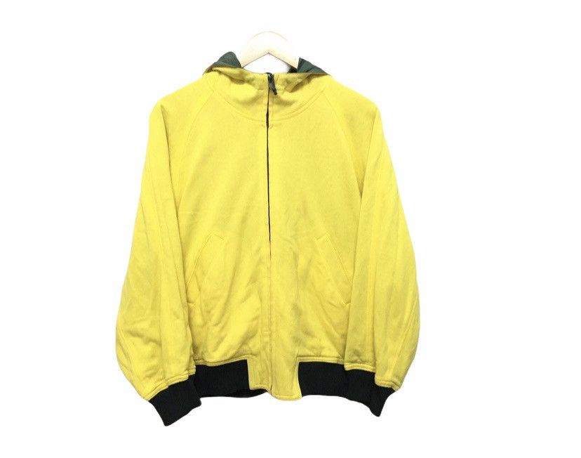 Issey Miyake 1980s I.S. Green Yellow RARE Color Reversible hoodie Jacket Size US M / EU 48-50 / 2 - 5 Thumbnail