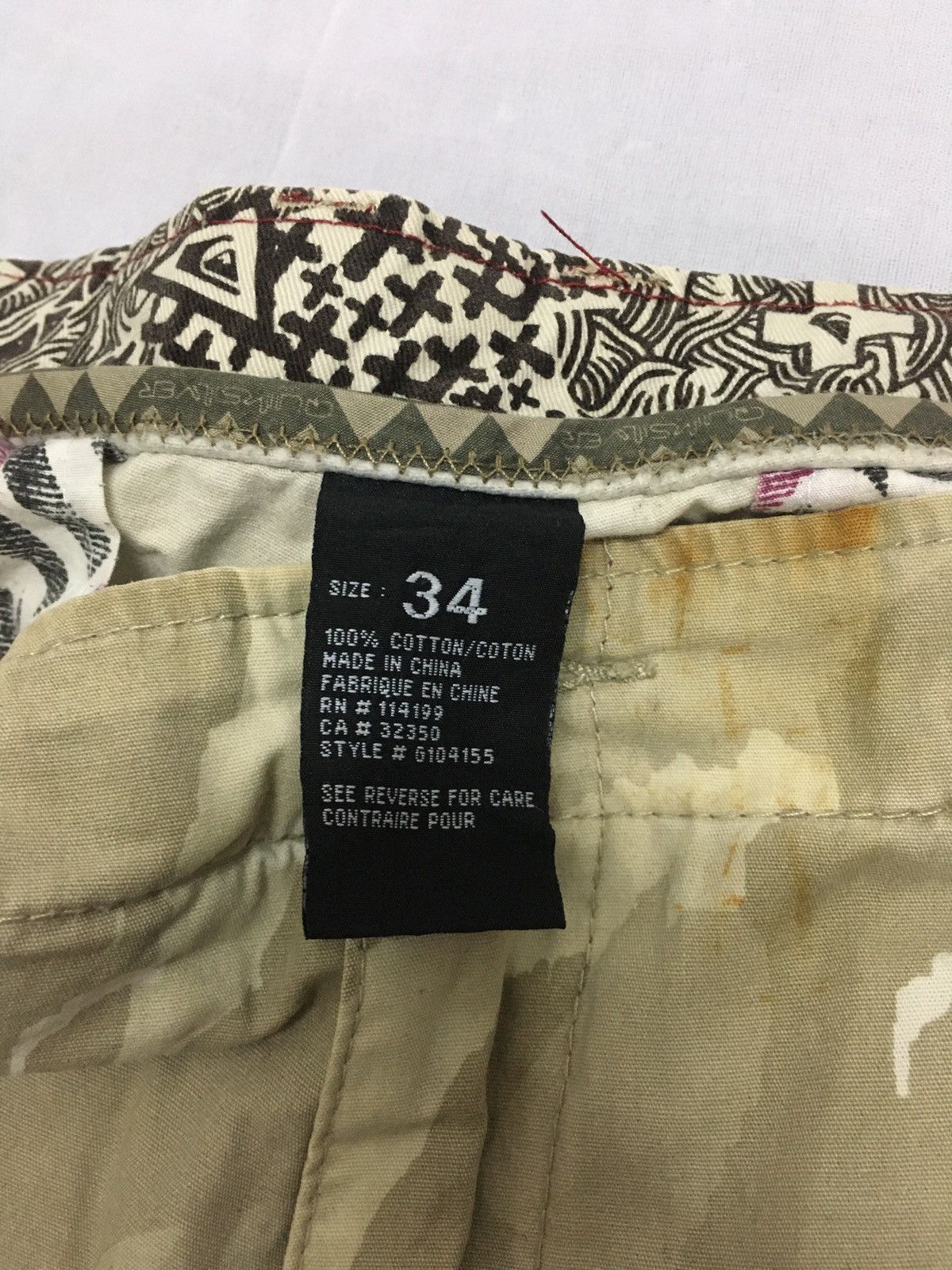 Quicksilver Short Pant Camo Size US 34 / EU 50 - 5 Thumbnail