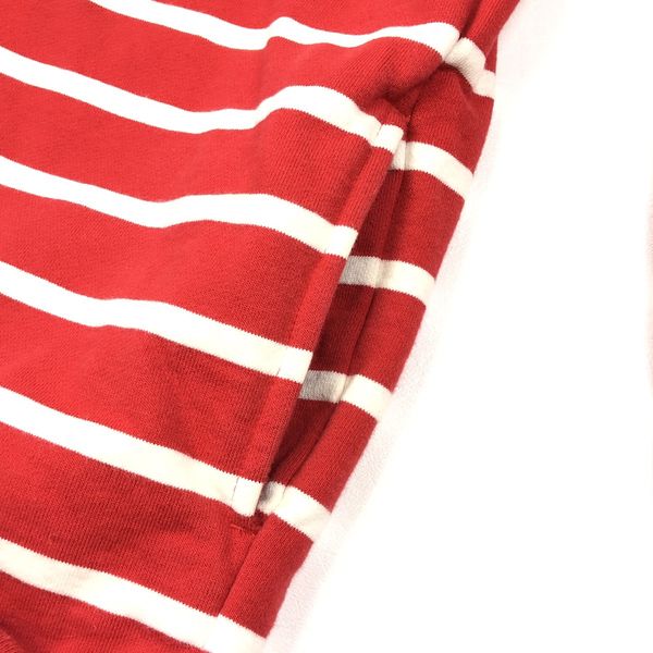 Supreme Hoodie Red Size Large Excellent Condition Rare White Stripe Sleeves