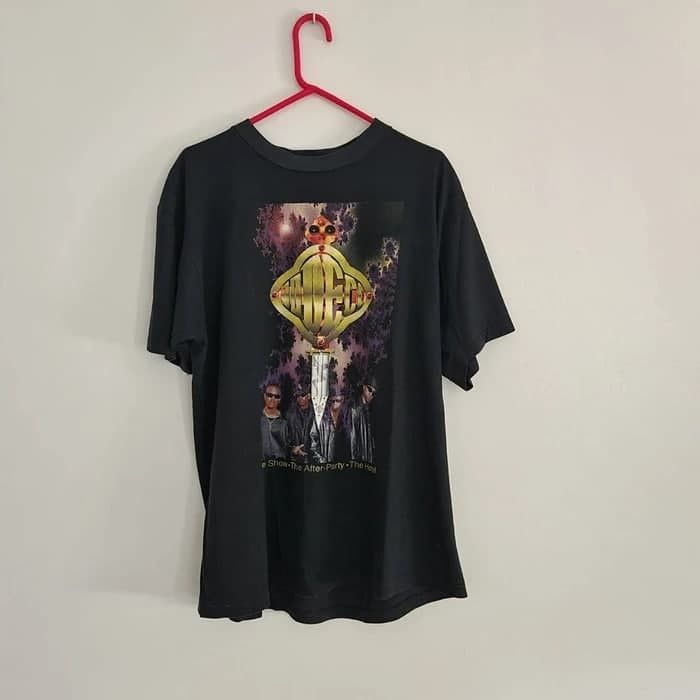 Vintage 1995 jodeci rap tee 90s hip hop single stitched - Tops