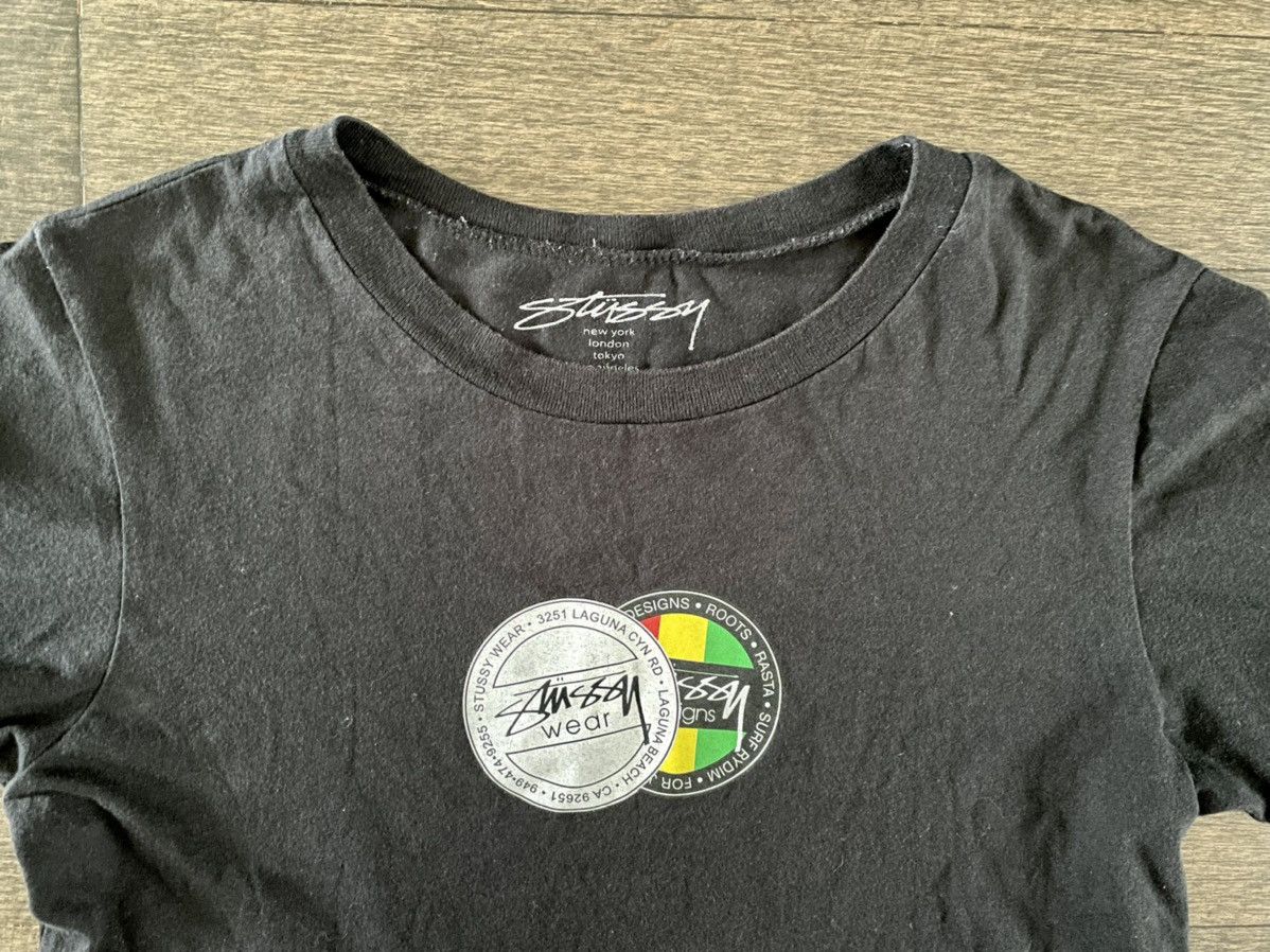Stussy × Vintage Stussy Vintage Black T-Shirt Size US S / EU 44-46 / 1 - 2 Thumbnail