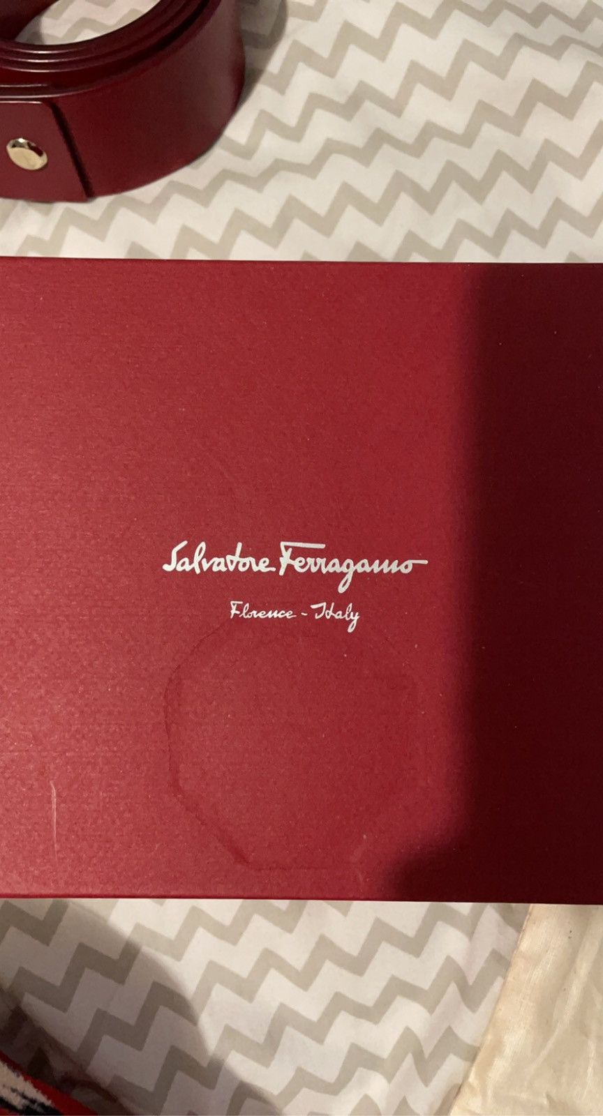 Salvatore Ferragamo Red Ferragamo belt Size 40 - 7 Thumbnail