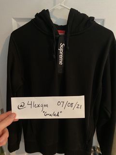 Supreme Contrast Placket Hoodie | Grailed