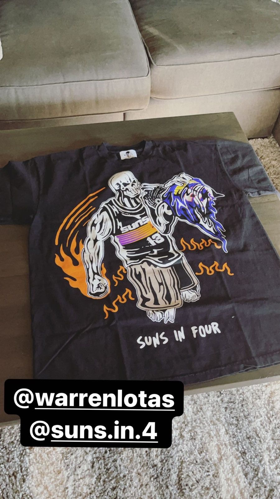 Warren Lotas Suns in 4 t shirt XL - Tops