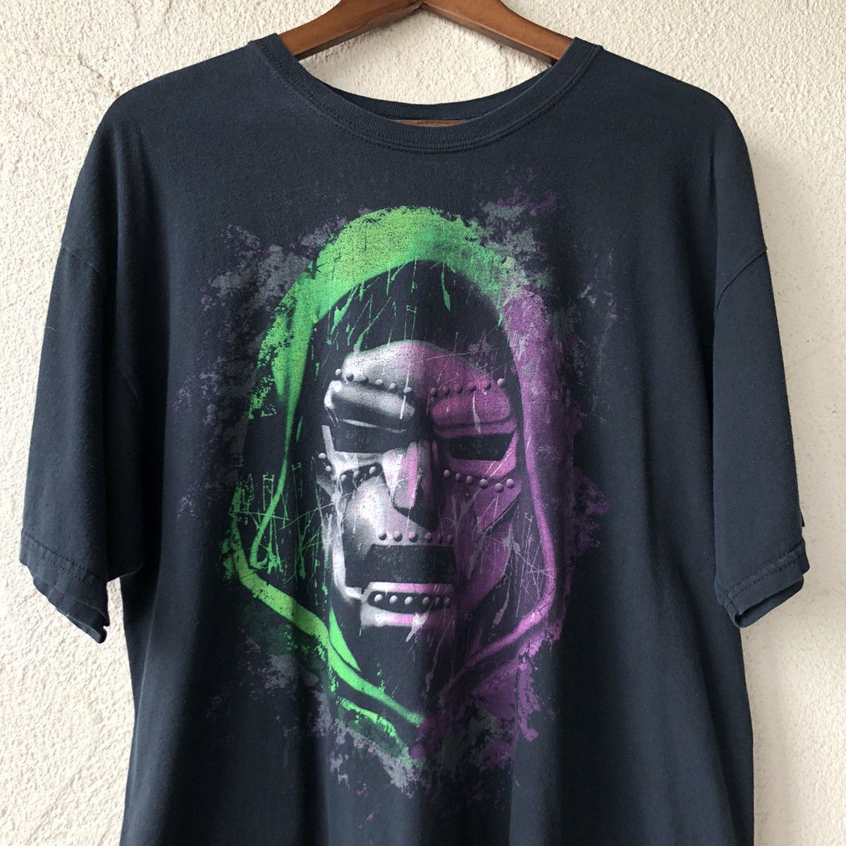 T-shirt OVO X Marvel Dr. Doom Masthead, Nera, Taglia M, Nuova Con Etichette - Esclusiva!
