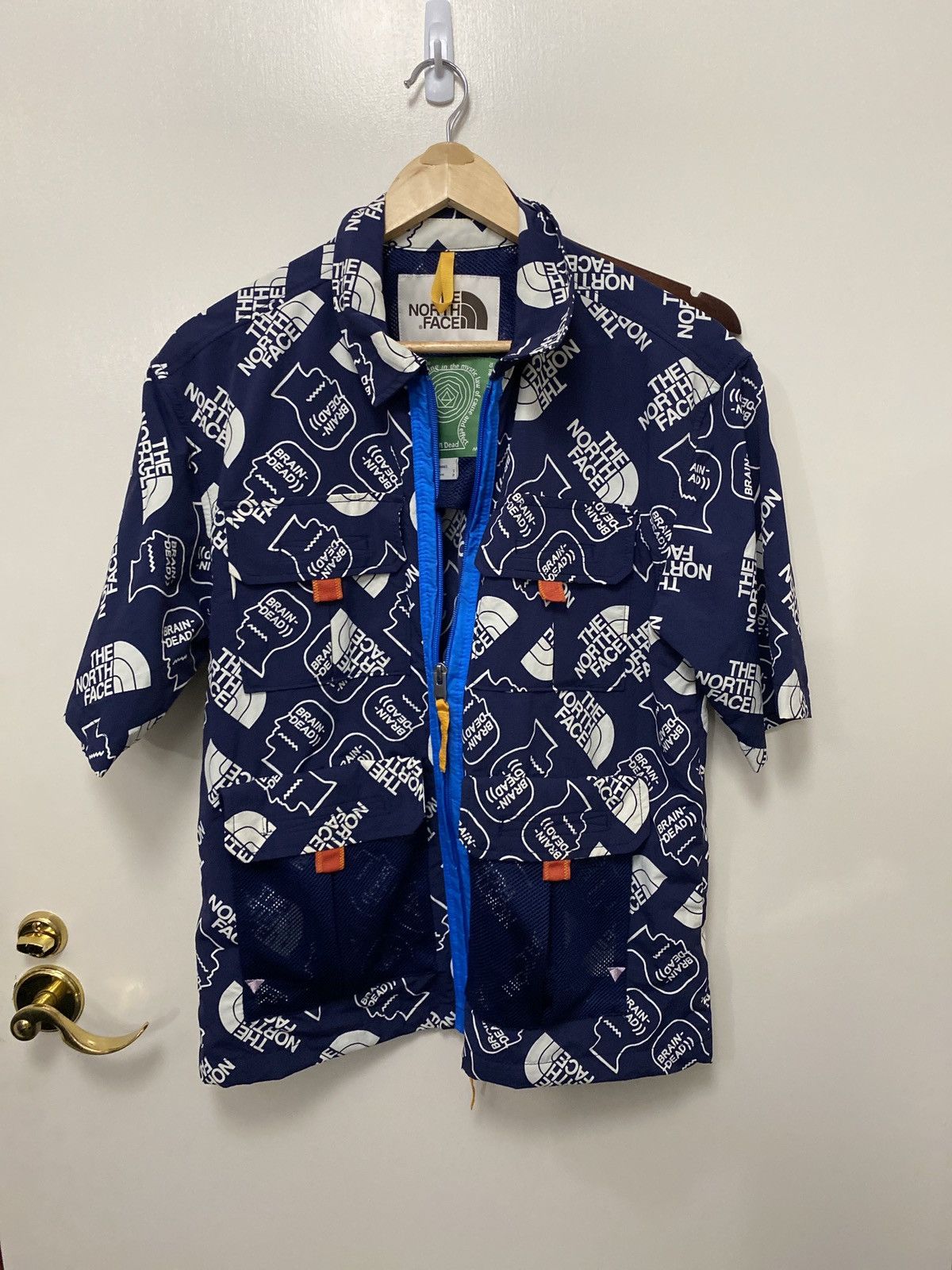 Brain dead x the north face zip up