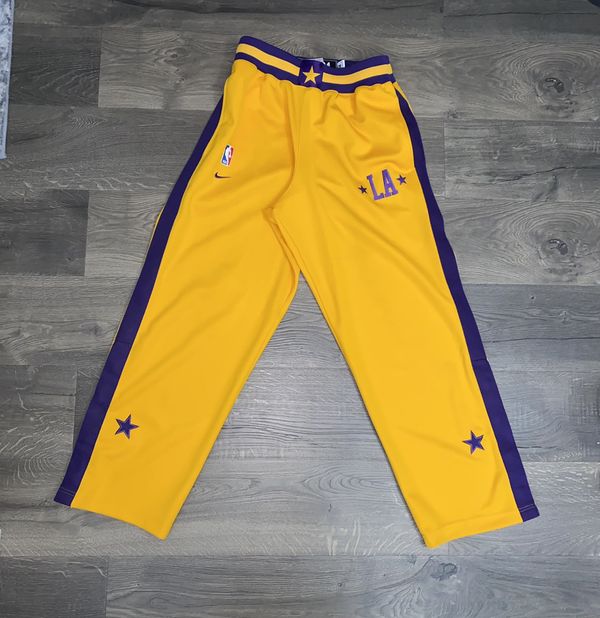 Nike Team Los Angeles LA Lakers Break Away Pants Warm Up NBA Basketball  Size XL