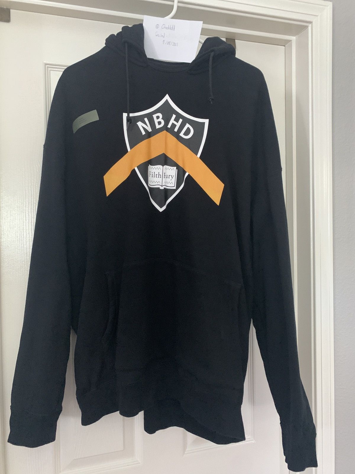 Neighborhood Neighborhood (NBHD) Filth and Fury Hoodie (Sz XL  