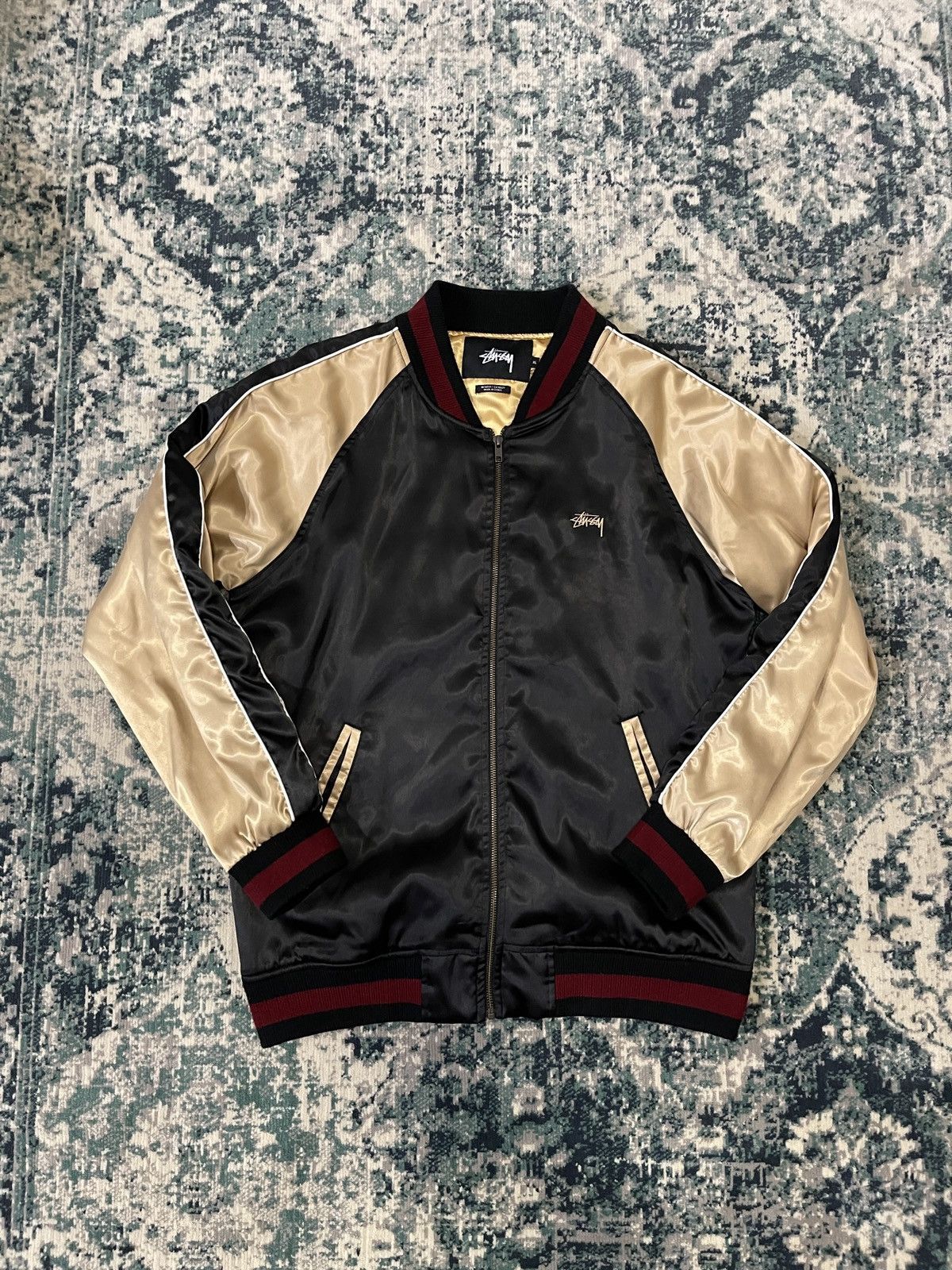 Stussy Stussy Sukajan Souvenir 35th Anniversary Bomber Jacket