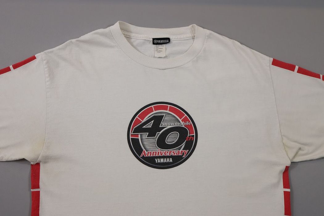 Vintage Y2K Yamaha Snowmobile 40th Anniversary Racing Graphic Tee Grailed