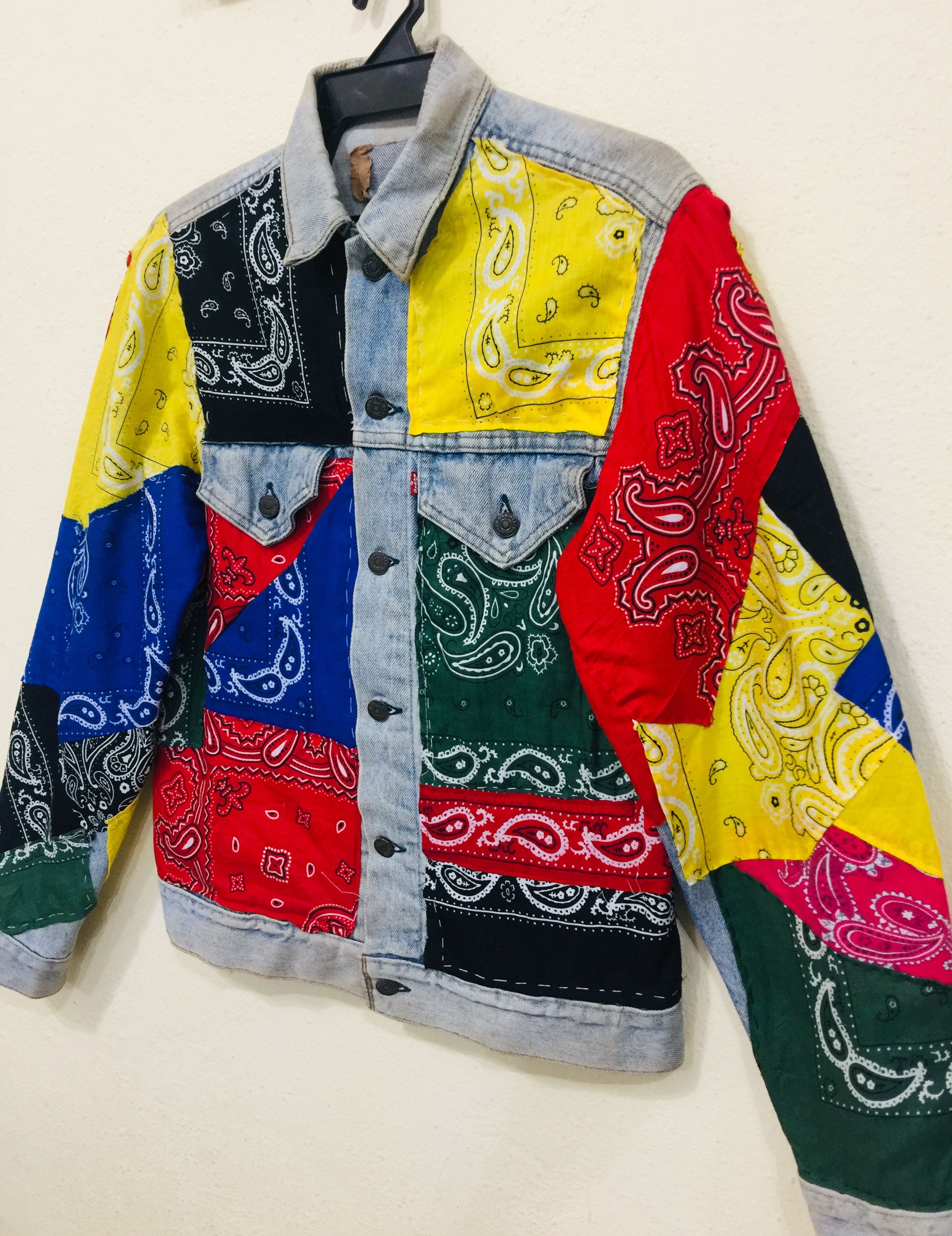 Japanese Brand × Levi's Vintage Clothing Vintage Levis 80s Bandana Travis Scott Fashion Style Size US M / EU 48-50 / 2 - 4 Thumbnail
