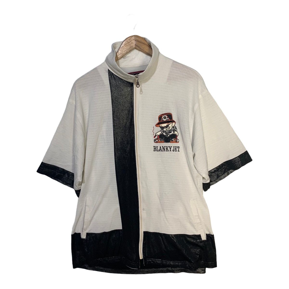 Vintage Vintage blanky jet full zipper big logo embroidered Size US L / EU 52-54 / 3 - 2 Thumbnail