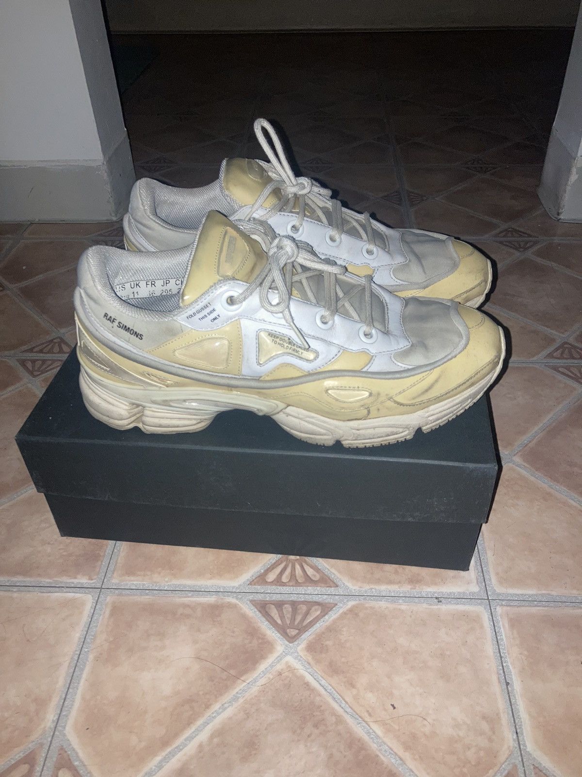 raf simons ozweego bunny white