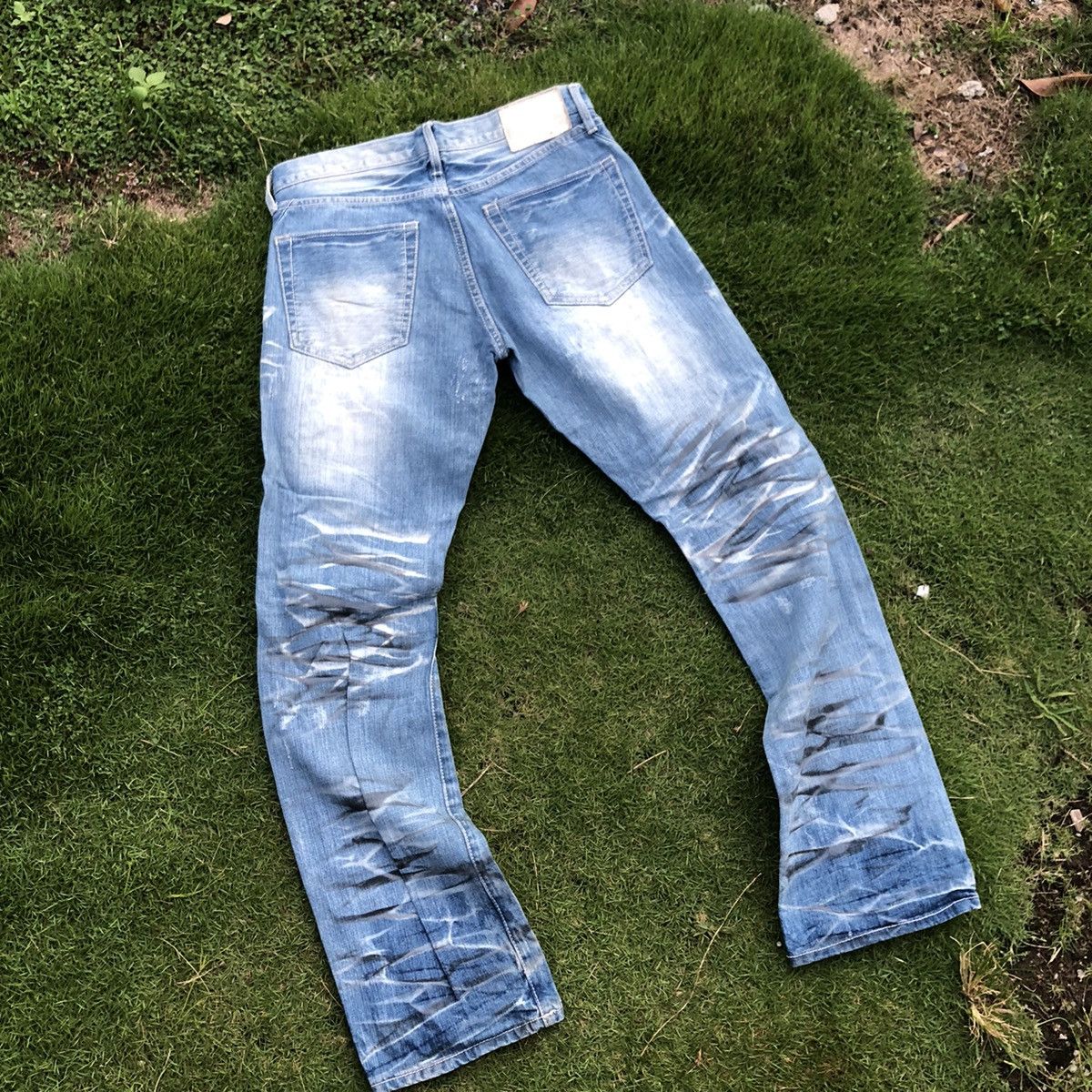 Japanese Brand Urban Cafe Distressed Denim Size US 32 / EU 48 - 9 Thumbnail