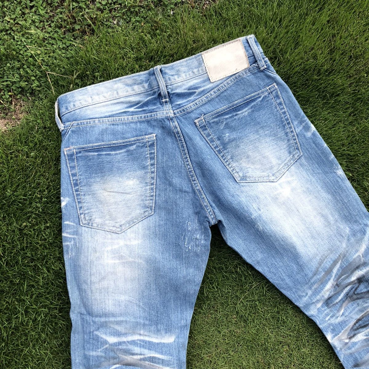 Japanese Brand Urban Cafe Distressed Denim Size US 32 / EU 48 - 11 Thumbnail