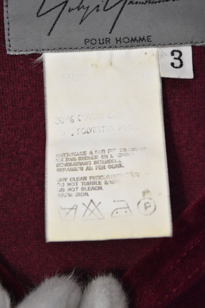 Yohji Yamamoto Yohji Yamamoto/velor plain L/S t-shirt/22845 - 0457 58.5 Size US L / EU 52-54 / 3 - 7 Thumbnail