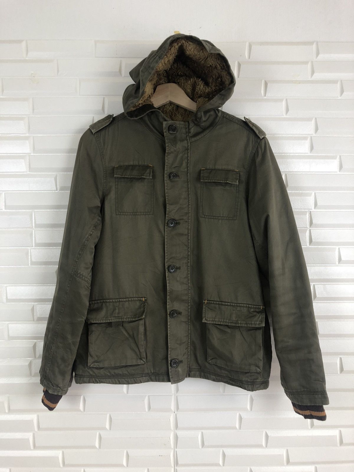 Japanese Brand × Vintage EASTBOY MILITARY HOODIE JACKET Size US M / EU 48-50 / 2 - 1 Thumbnail