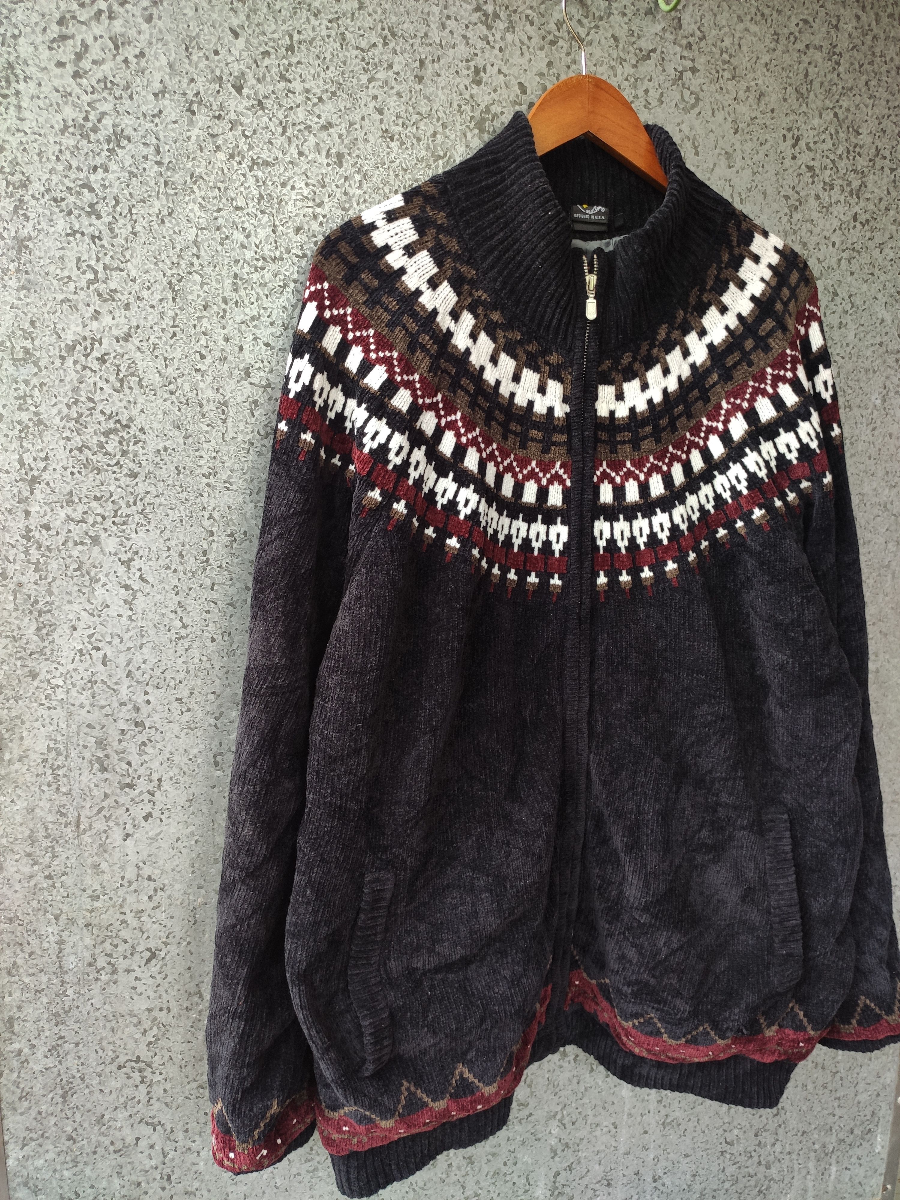 Maui and Sons 🔥 Maui and Sons jacket native corduroy sweater Size US XL / EU 56 / 4 - 2 Thumbnail