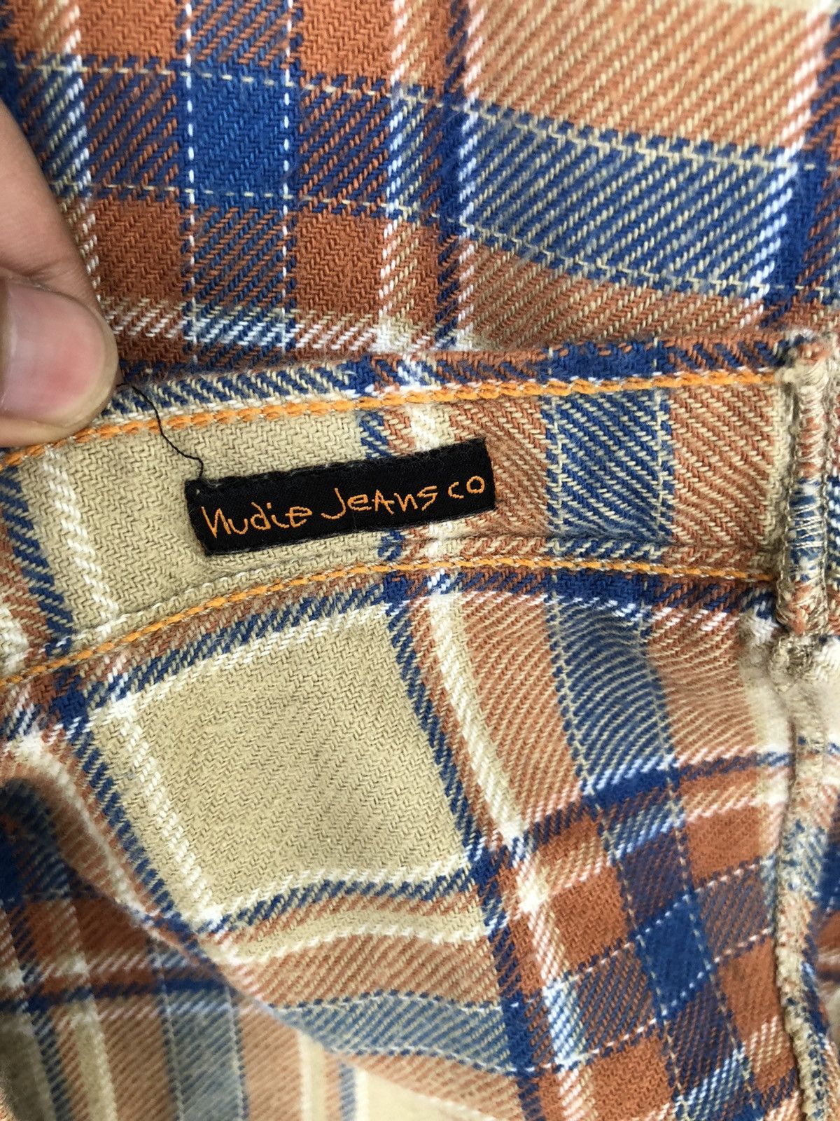 Flannel Iconic Nudie Jeans 🇮🇹 Checked Flannel Shirt Size US M / EU 48-50 / 2 - 5 Thumbnail