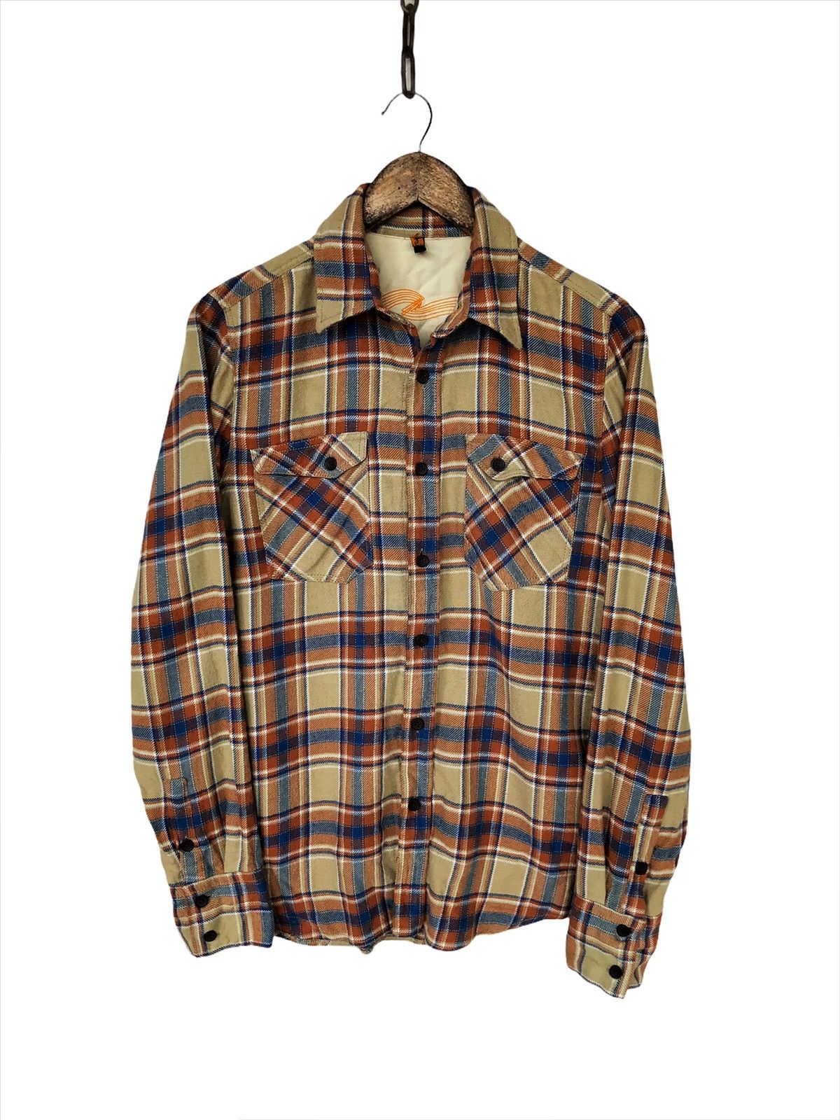 Flannel Iconic Nudie Jeans 🇮🇹 Checked Flannel Shirt Size US M / EU 48-50 / 2 - 2 Thumbnail