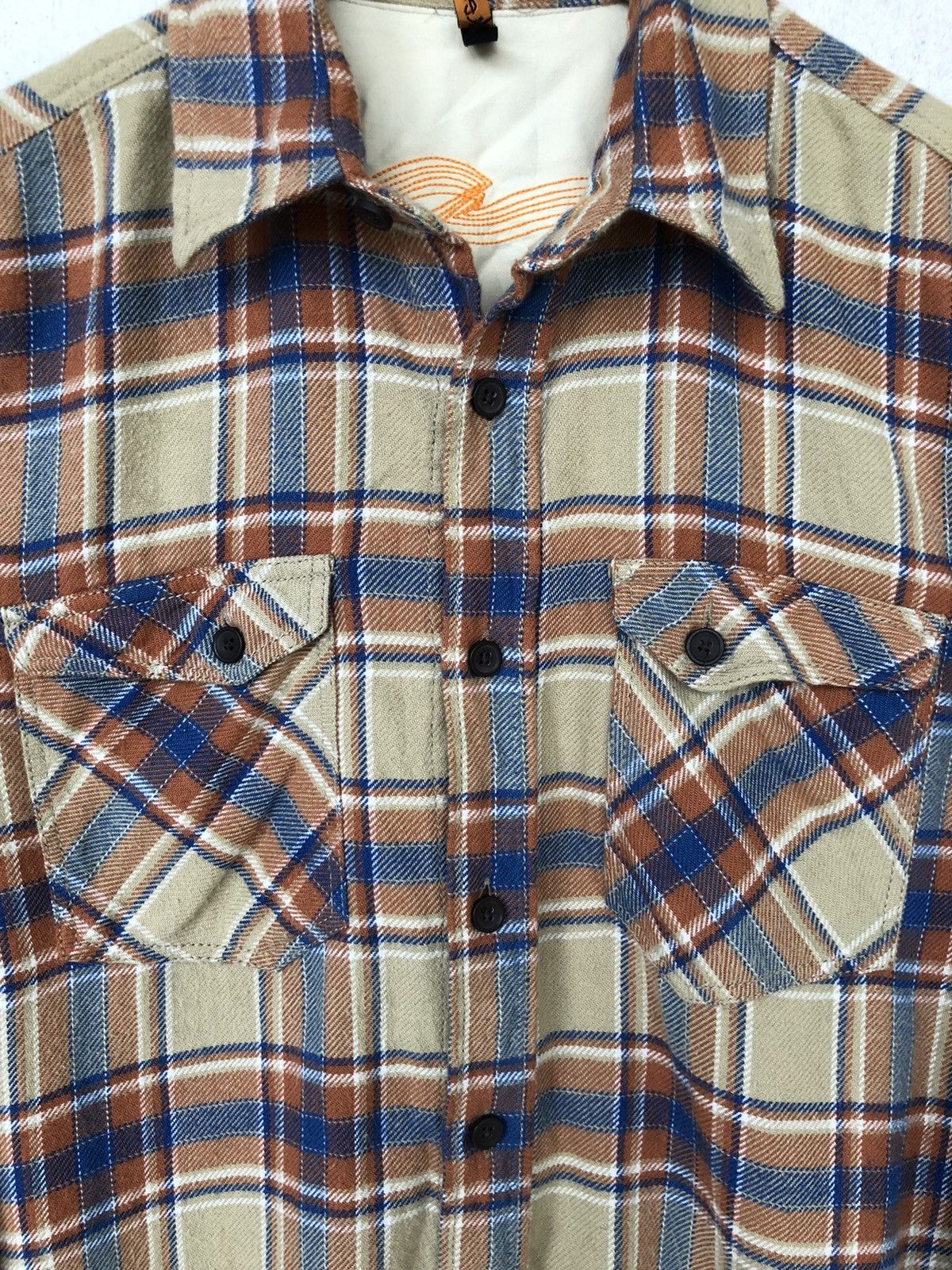 Flannel Iconic Nudie Jeans 🇮🇹 Checked Flannel Shirt Size US M / EU 48-50 / 2 - 1 Thumbnail