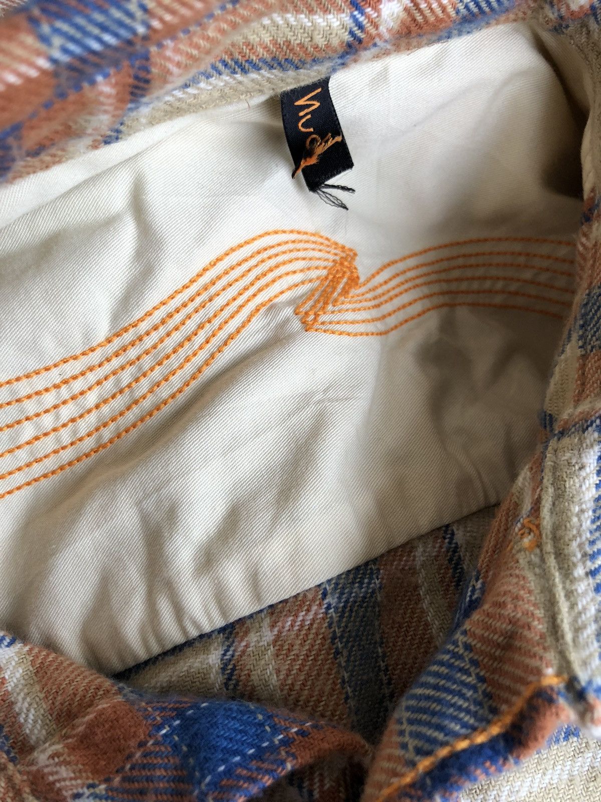 Flannel Iconic Nudie Jeans 🇮🇹 Checked Flannel Shirt Size US M / EU 48-50 / 2 - 6 Thumbnail