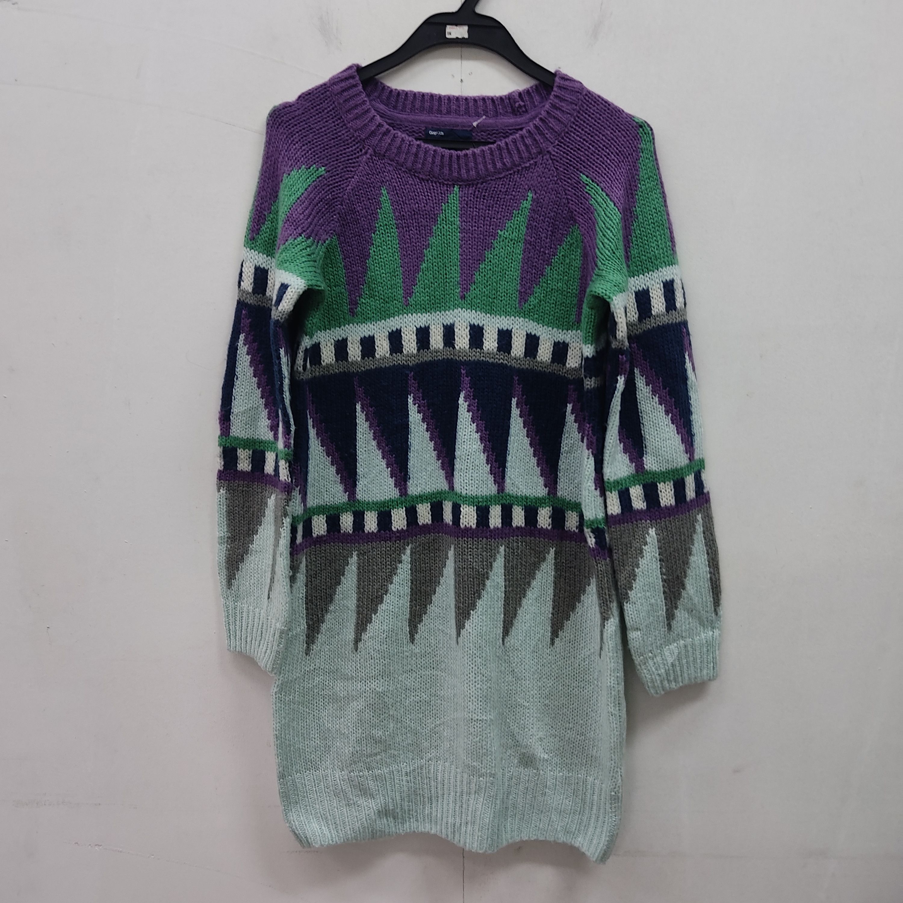 image of Gap Kids Navajo Style Long Sweater Knitwear (Size Small)