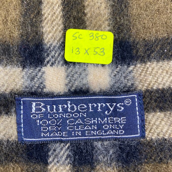 Burberry Burberry Cashmere Scarf Neckwear Muffler | Grailed