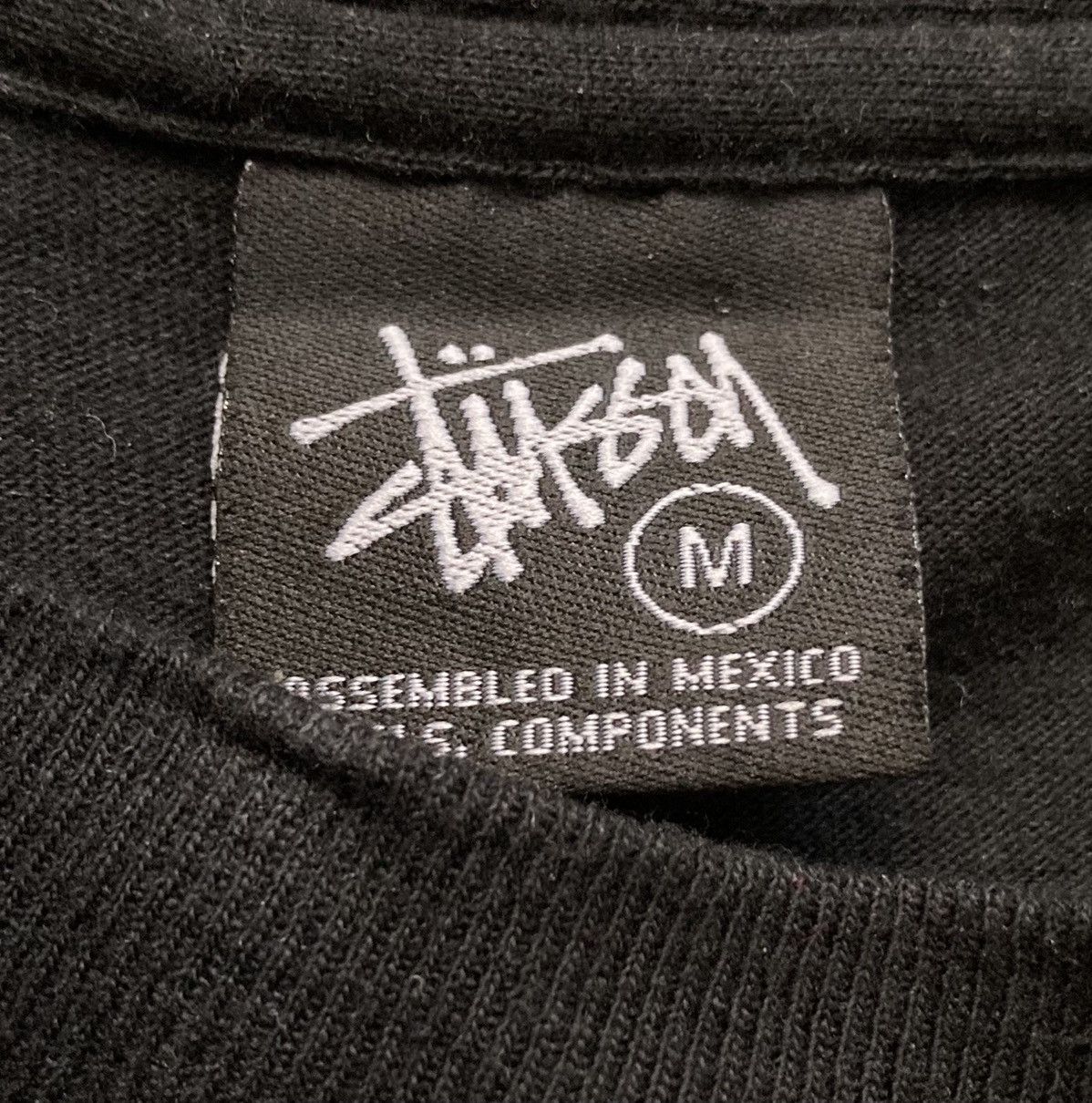 Kaws × Stussy × Vintage Stussy Kaws World Tour graffiti tee