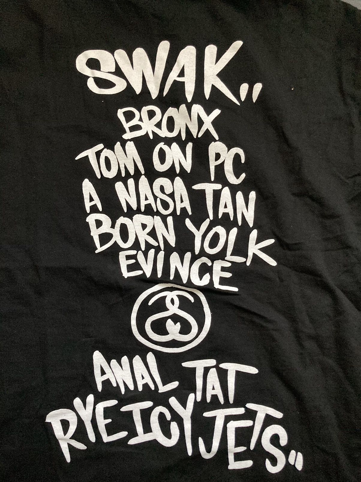 Kaws Stussy Kaws World Tour graffiti tee shirt black size medium Size US M / EU 48-50 / 2 - 2 Thumbnail