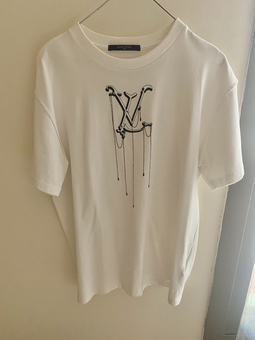 Louis Vuitton Men Embroidered T-shirt  Embroidered tshirt, Louis vuitton  men, Embroidered