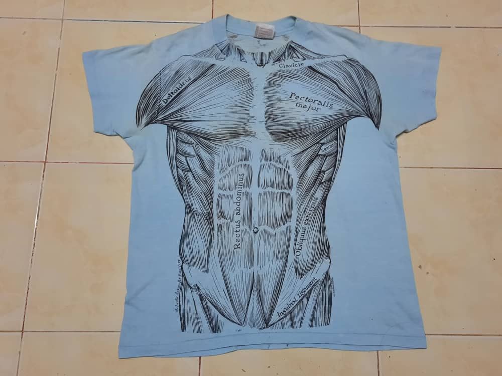 Vintage Vintage Anatomy Human Body Tee Size US L / EU 52-54 / 3 - 1 Thumbnail