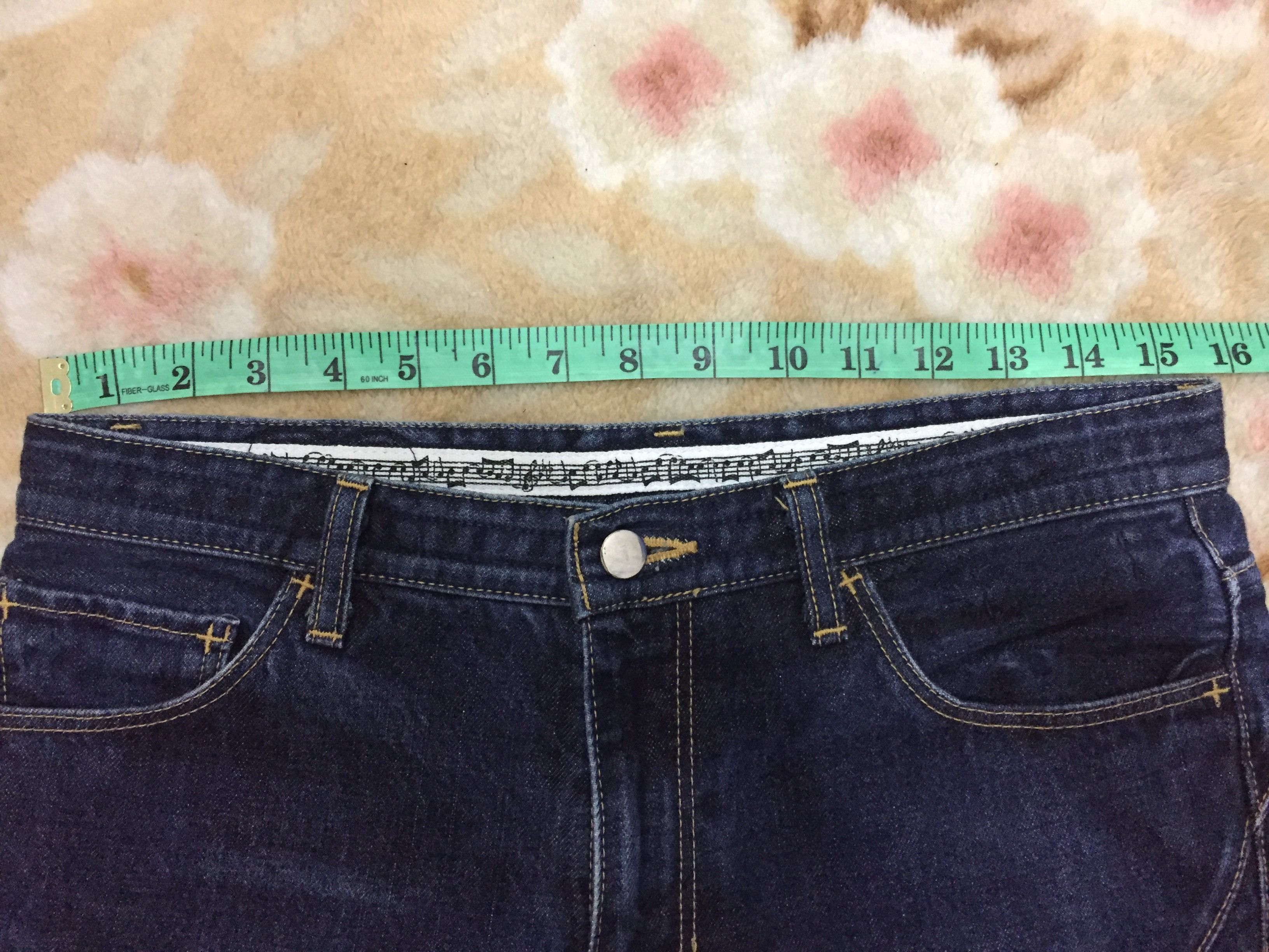 Number (N)ine SS07 Six Pocket Indigo Music Notes Denim Size US 31 - 10 Thumbnail