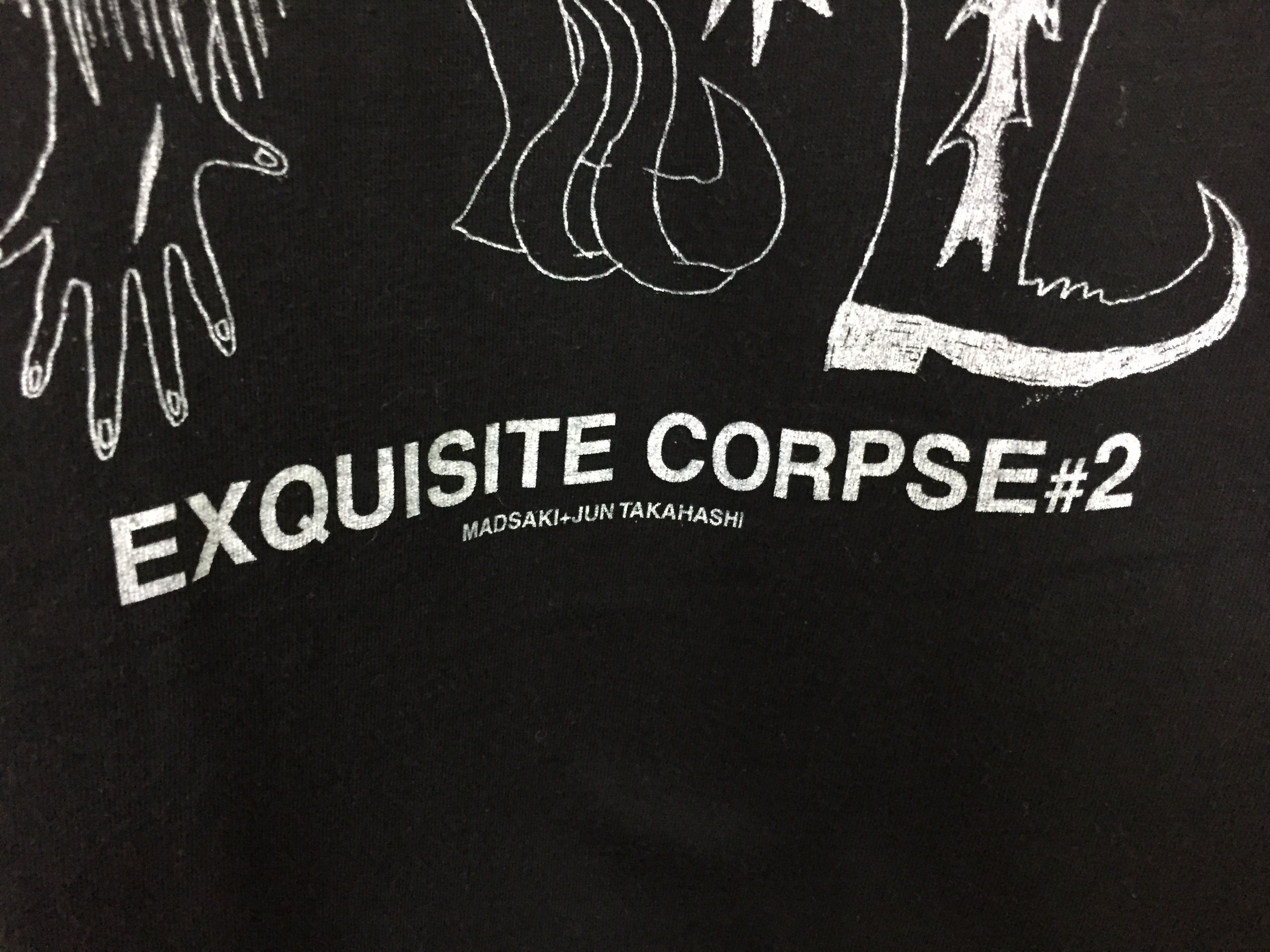 2005 Madsaki Exquisite Corpse monster distressed tee