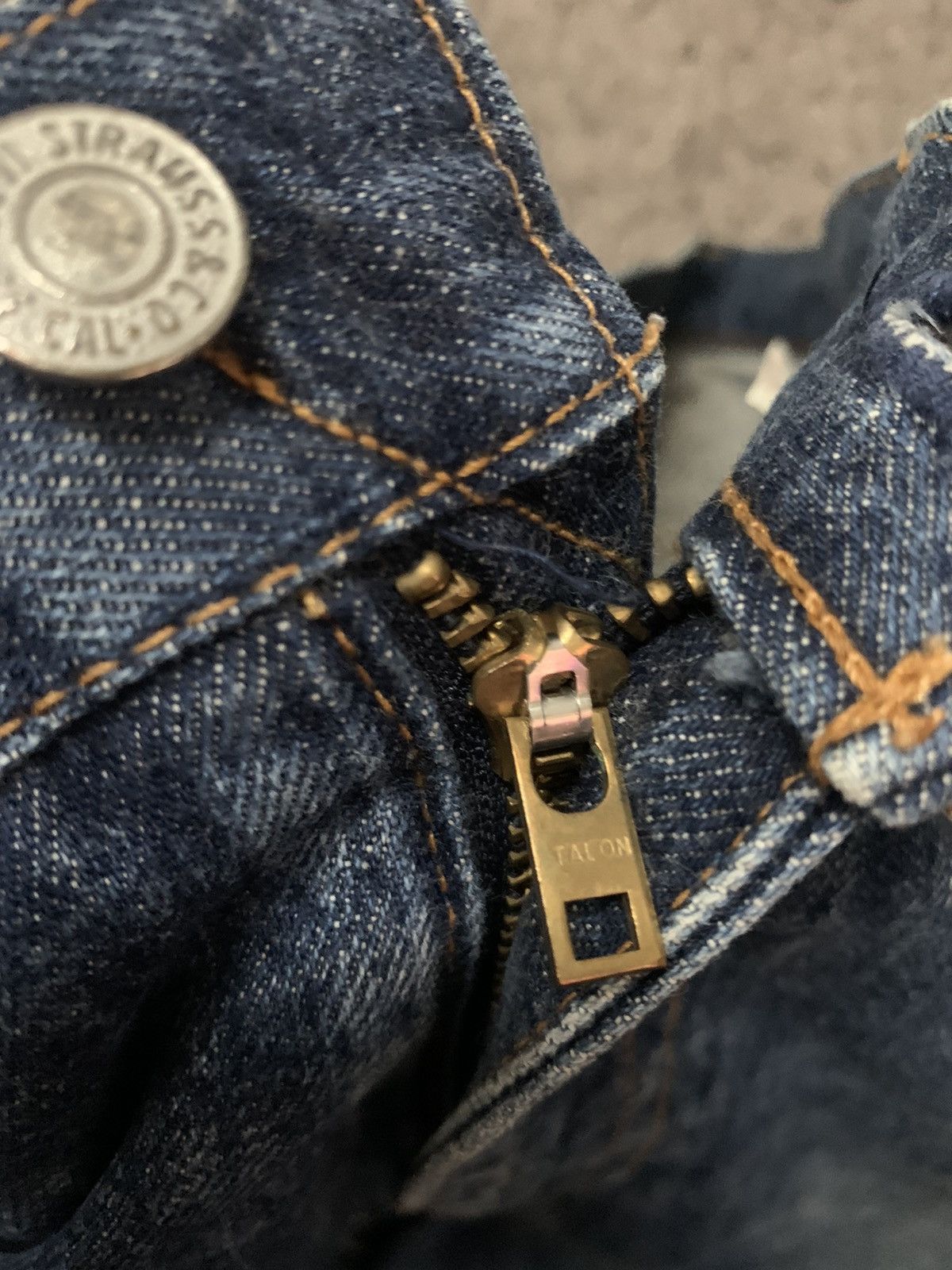 Japanese Brand × Levi's Vintage Clothing Vintage Levis 504Z Big E Selvedge Distressed Size US 32 / EU 48 - 7 Thumbnail