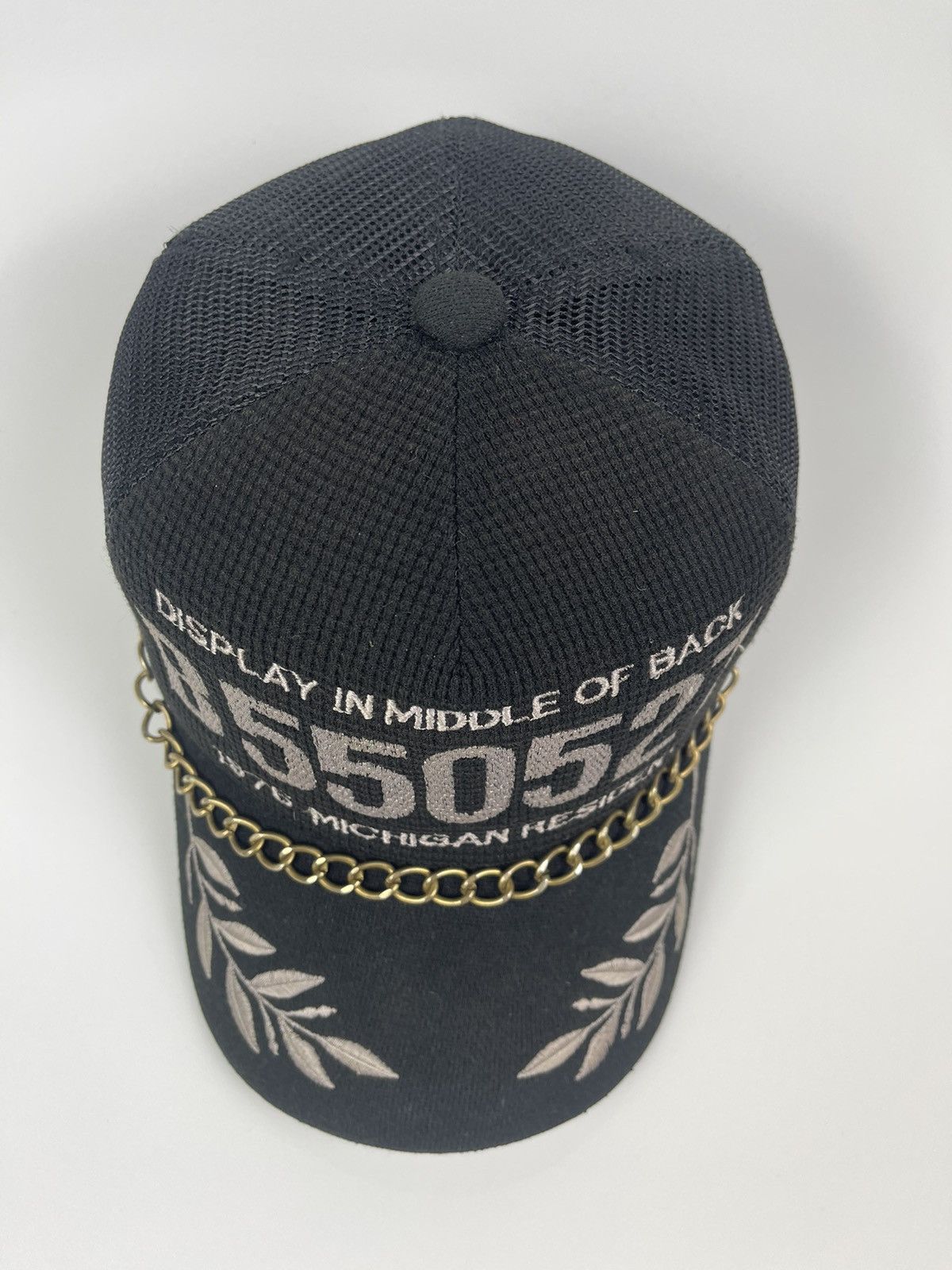 If Six Was Nine Michigan Resident B 550527 Trucker Hat with chain Size ONE SIZE - 7 Thumbnail