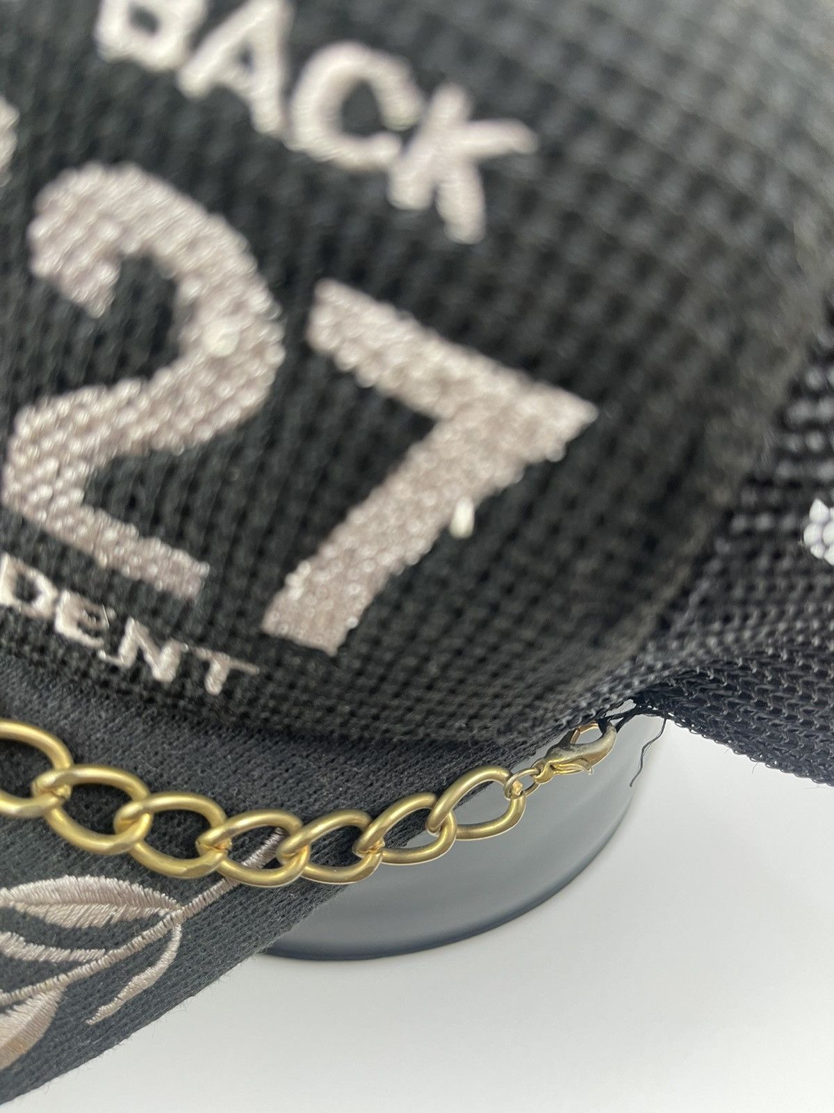 If Six Was Nine Michigan Resident B 550527 Trucker Hat with chain Size ONE SIZE - 10 Thumbnail