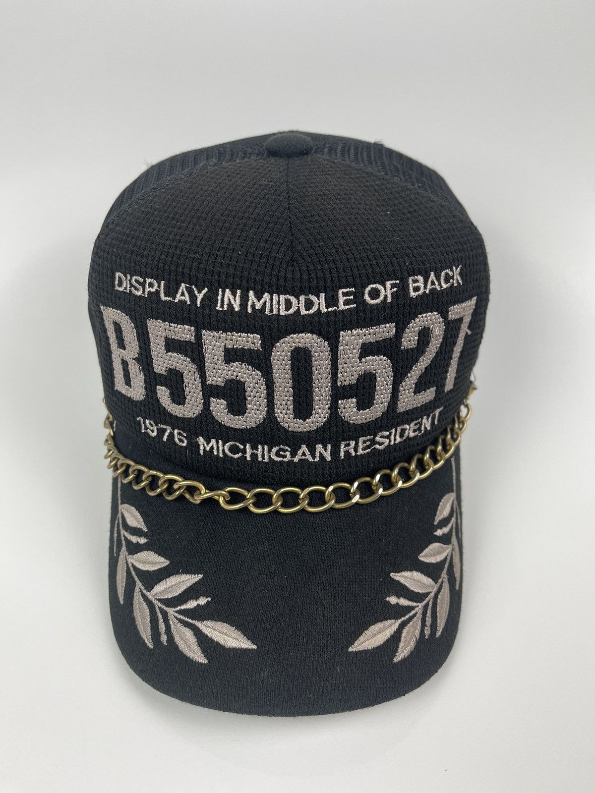 If Six Was Nine Michigan Resident B 550527 Trucker Hat with chain Size ONE SIZE - 2 Thumbnail