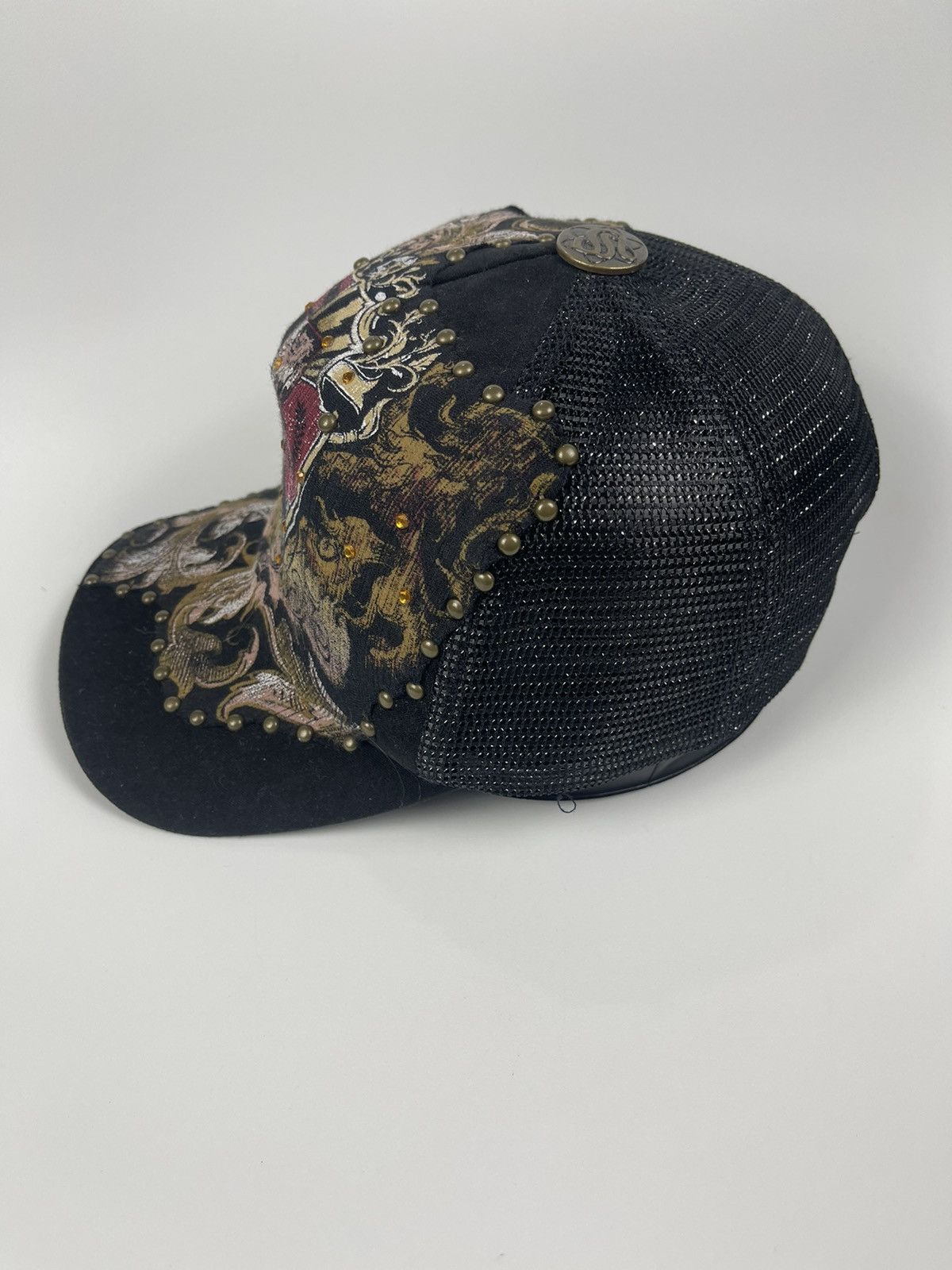 Hat Club Rare 96 Full Print Trucker Hat by Stephante head wear Size ONE SIZE - 8 Thumbnail