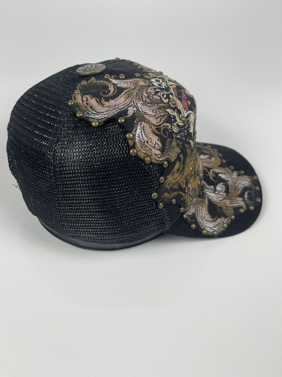 Hat Club Rare 96 Full Print Trucker Hat by Stephante head wear Size ONE SIZE - 9 Thumbnail