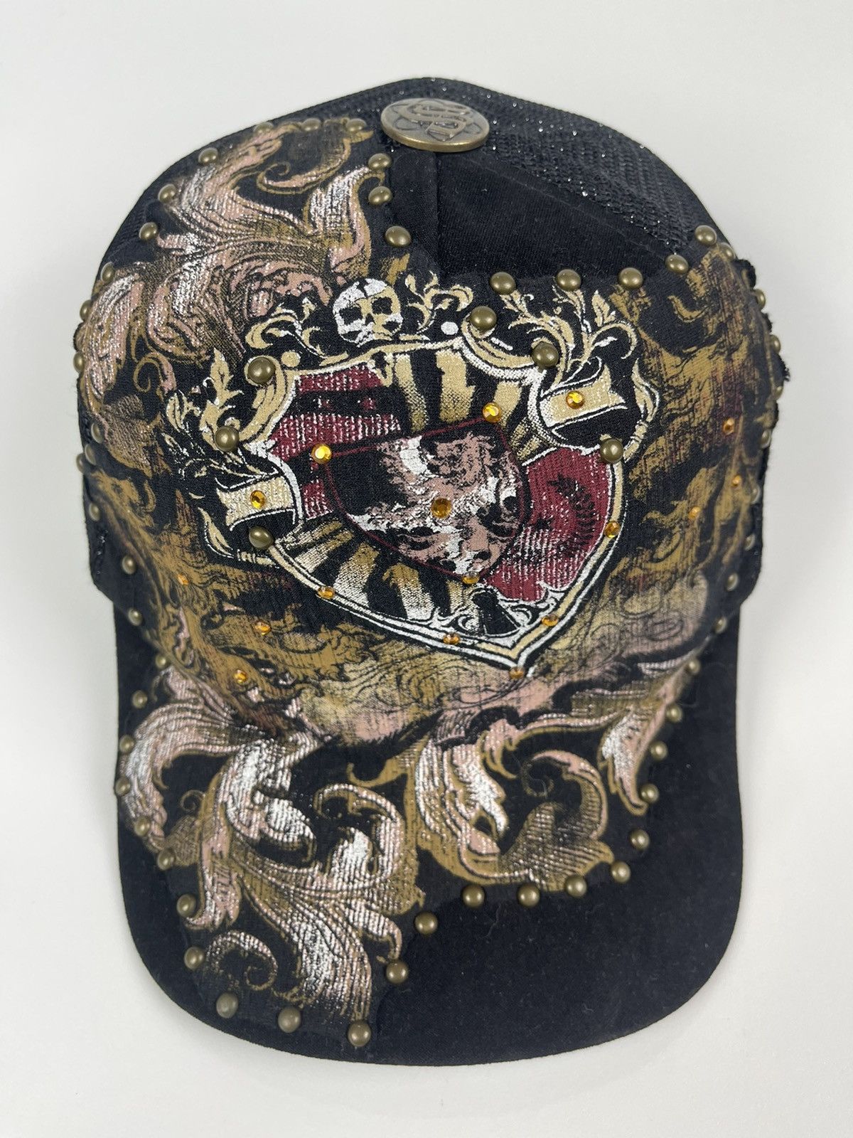 Hat Club Rare 96 Full Print Trucker Hat by Stephante head wear Size ONE SIZE - 2 Thumbnail